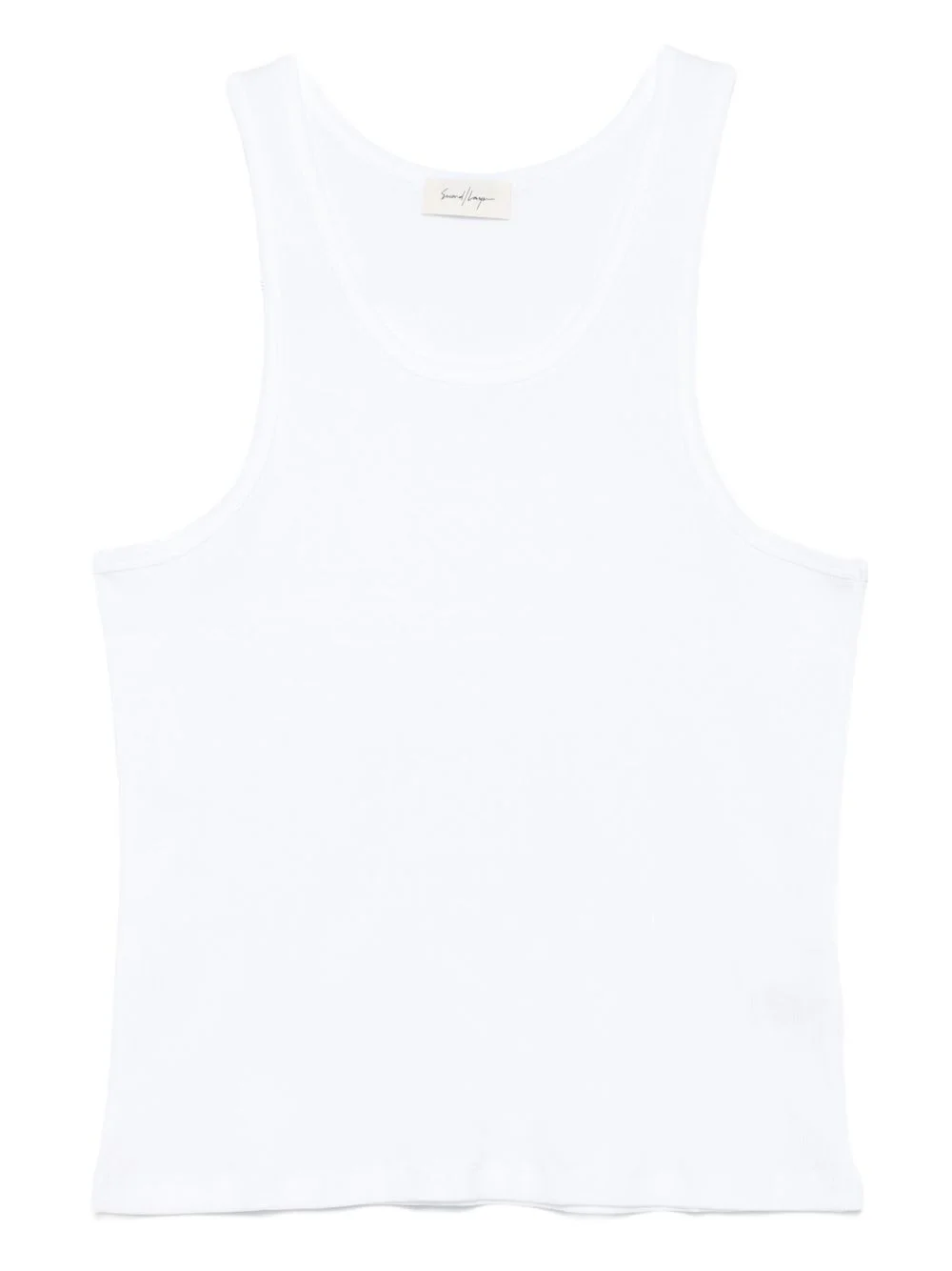 ribbed-cotton tank top - 1
