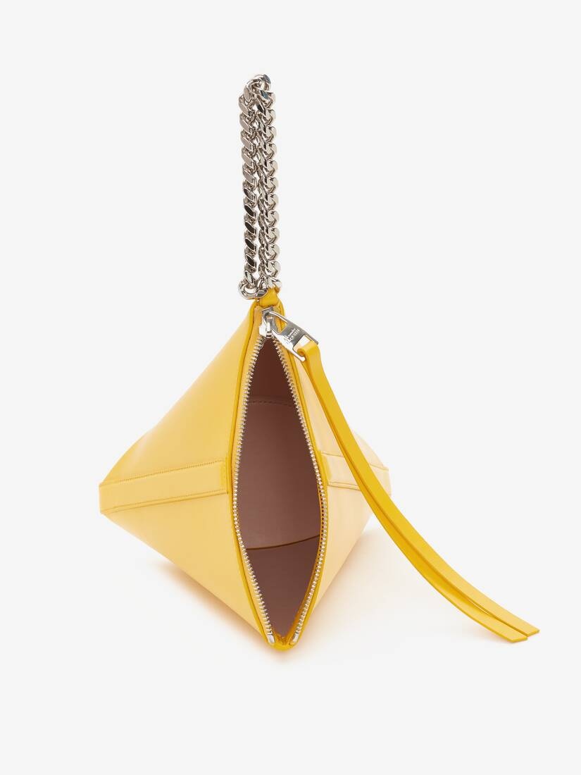 The Curve Pouch in New Pop Yellow - 5