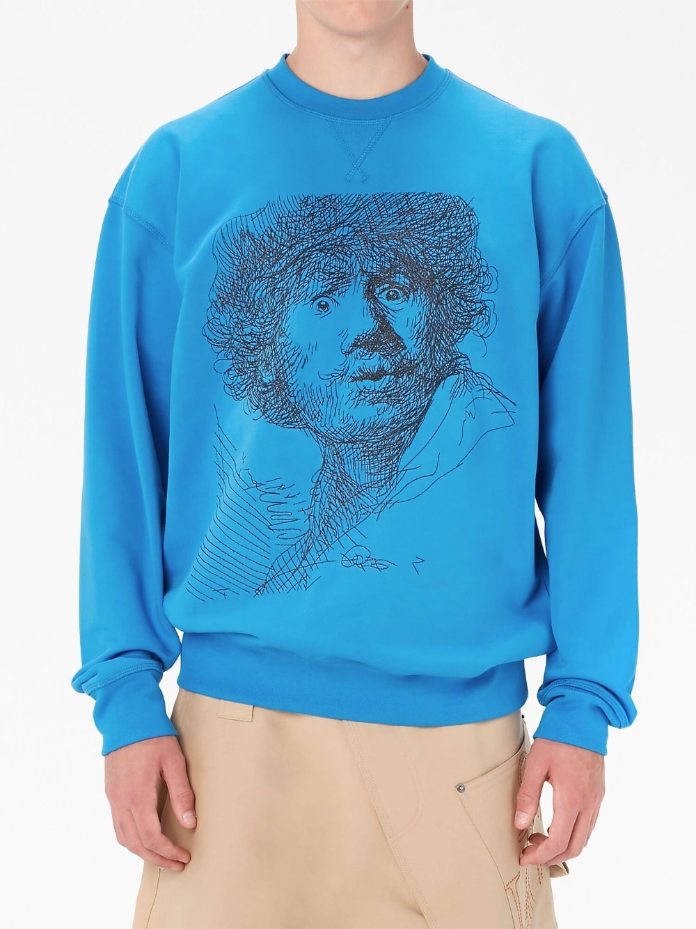 Rembrandt embroidered sweatshirt - 4