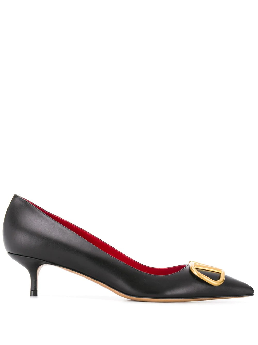 VLOGO signature pointed-toe pumps - 1