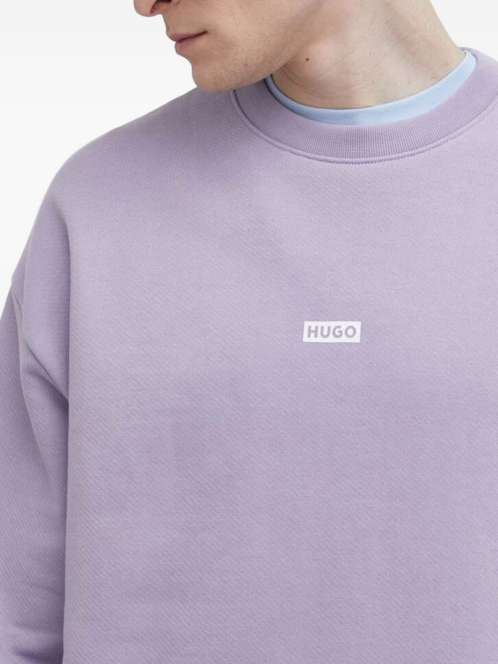 logo-print crew-neck sweatshirt - 3