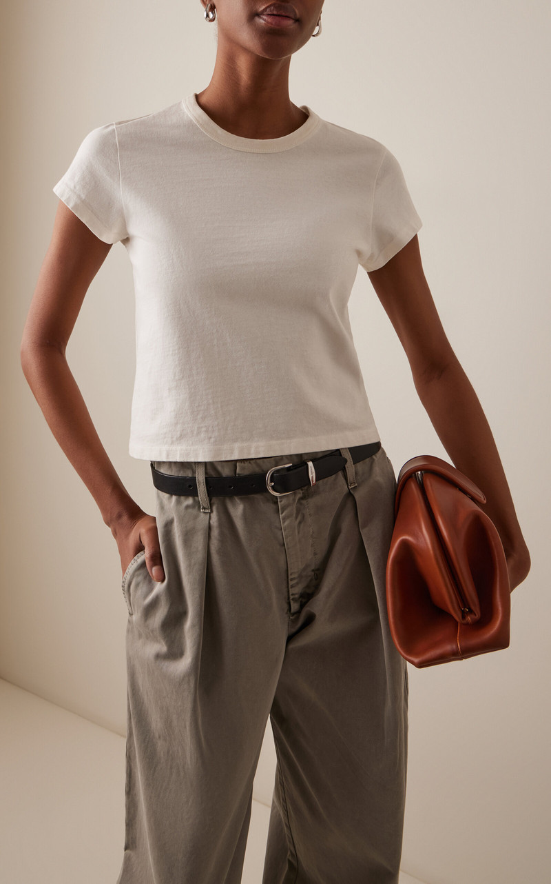 SLVRLAKE Easy Cotton T-Shirt white outlook