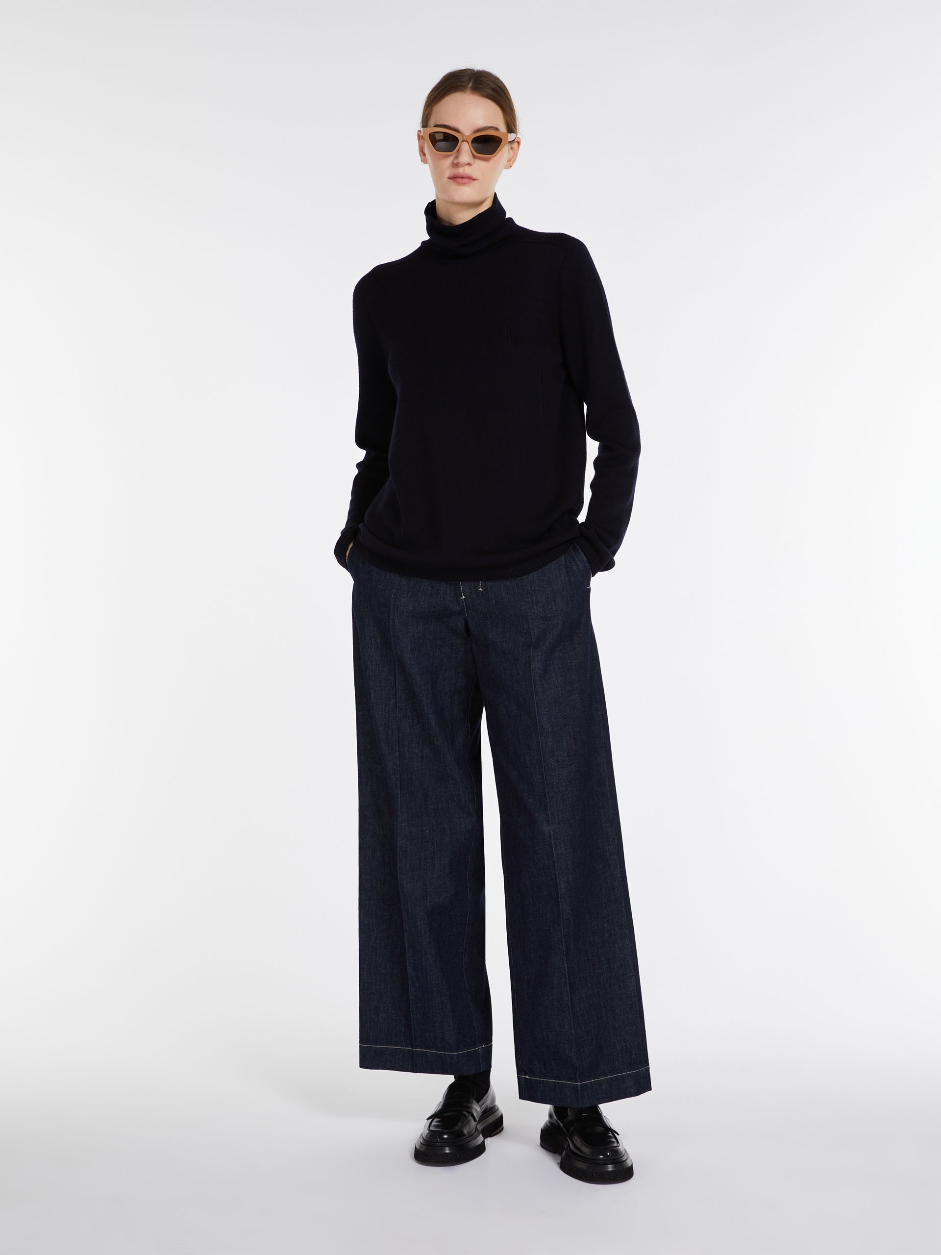 【送料&関税込】Max Mara Giallo Pant Max Mara Giallo Woven Cotton Trousers | Nordstrom