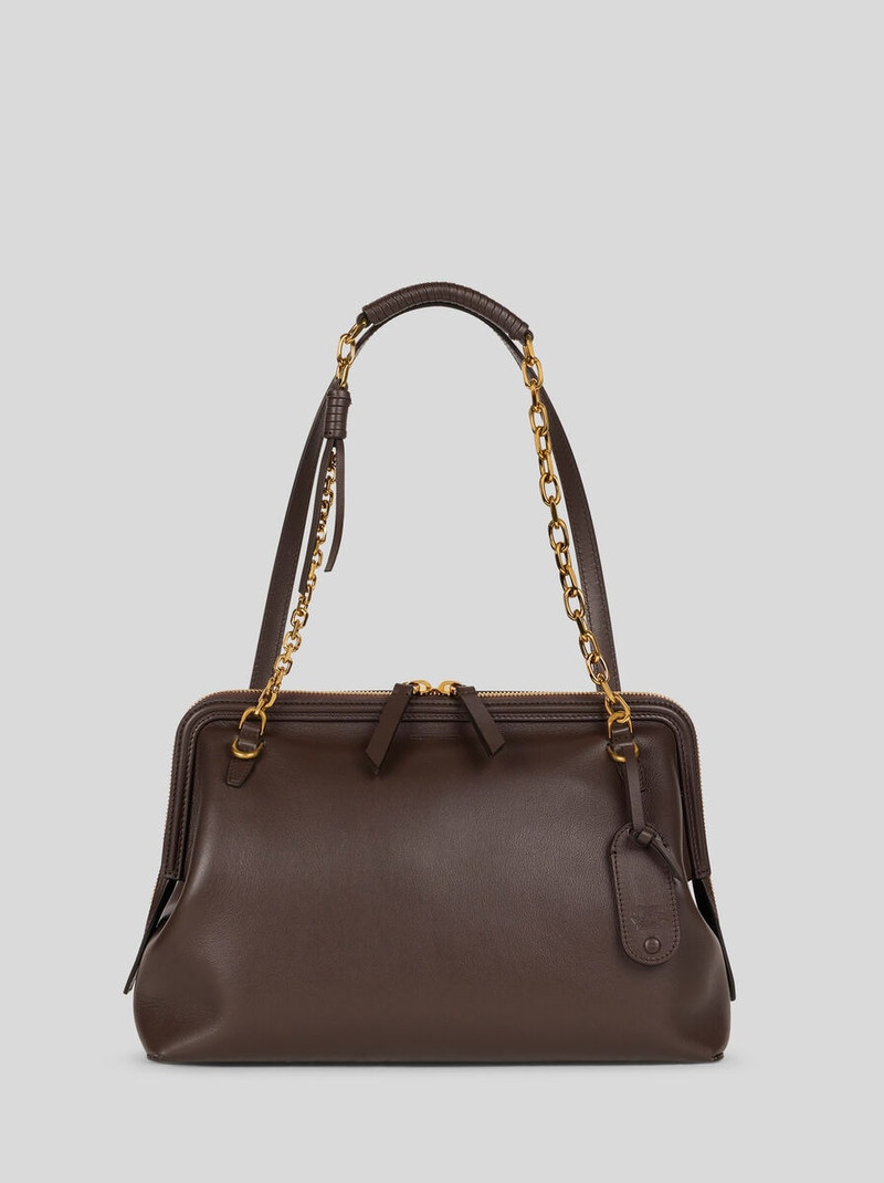 MEDIUM LEATHER DOC SHOULDER BAG 1
