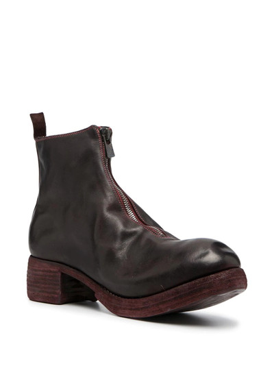 Guidi front zip ankle boots  outlook