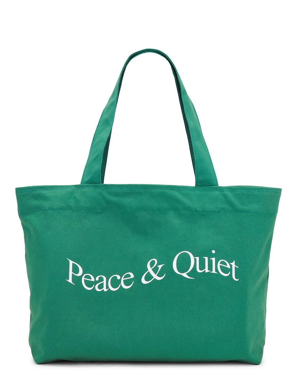 Wordmark Pigment Dyed Tote Bag - 1