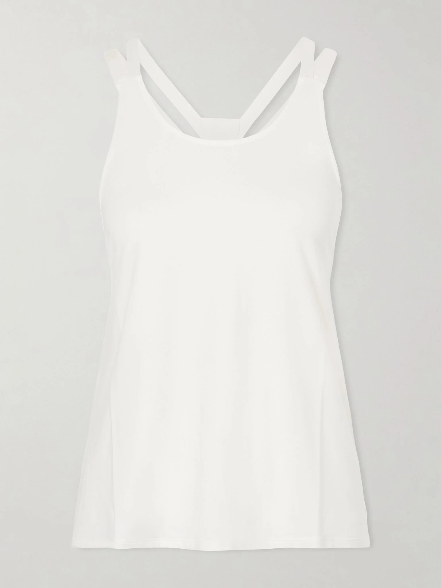 Allyson embroidered stretch jersey tank top White - 1
