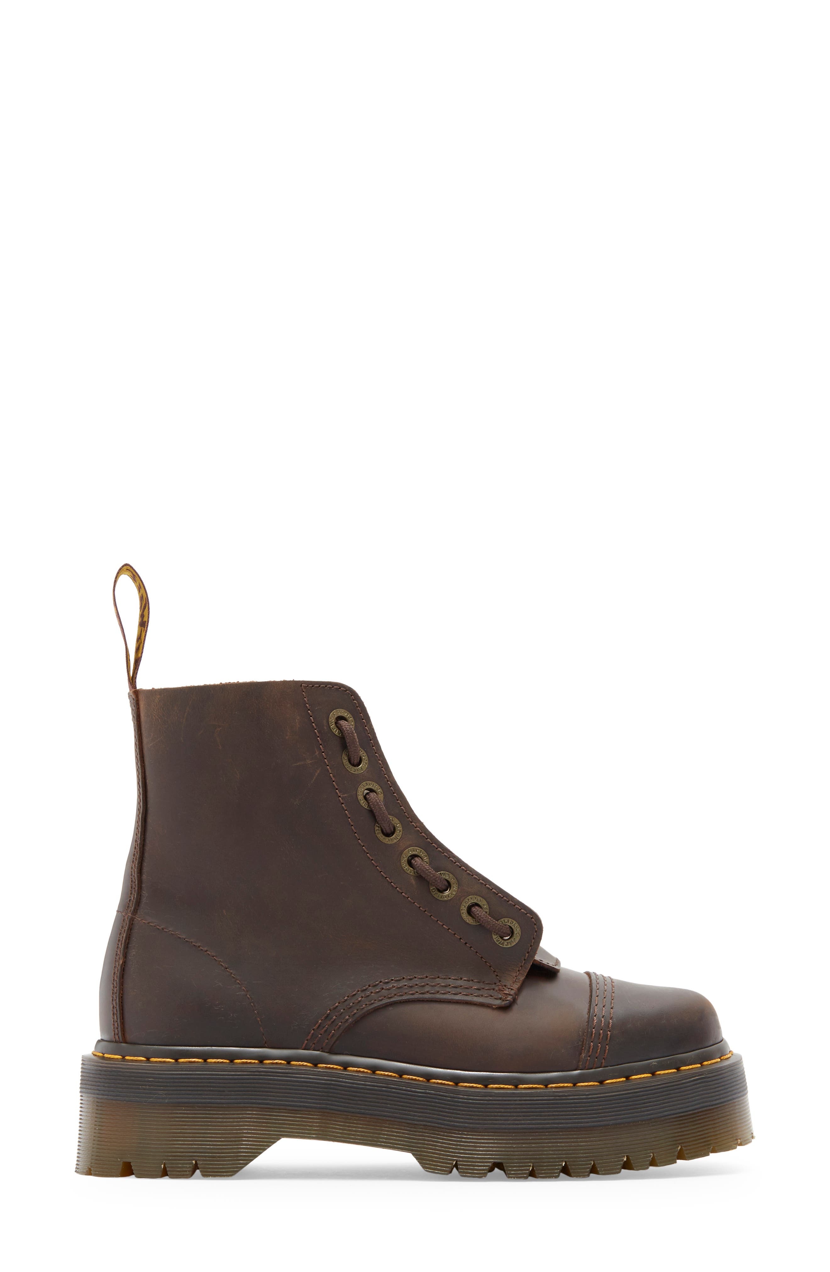 Dr. Martens Sinclair Platform Bootie in Brown at Nordstrom - 3