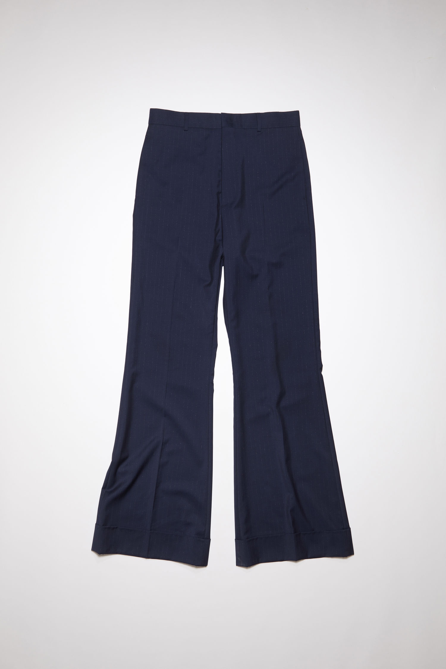 Flared trousers - Dark Blue - 4