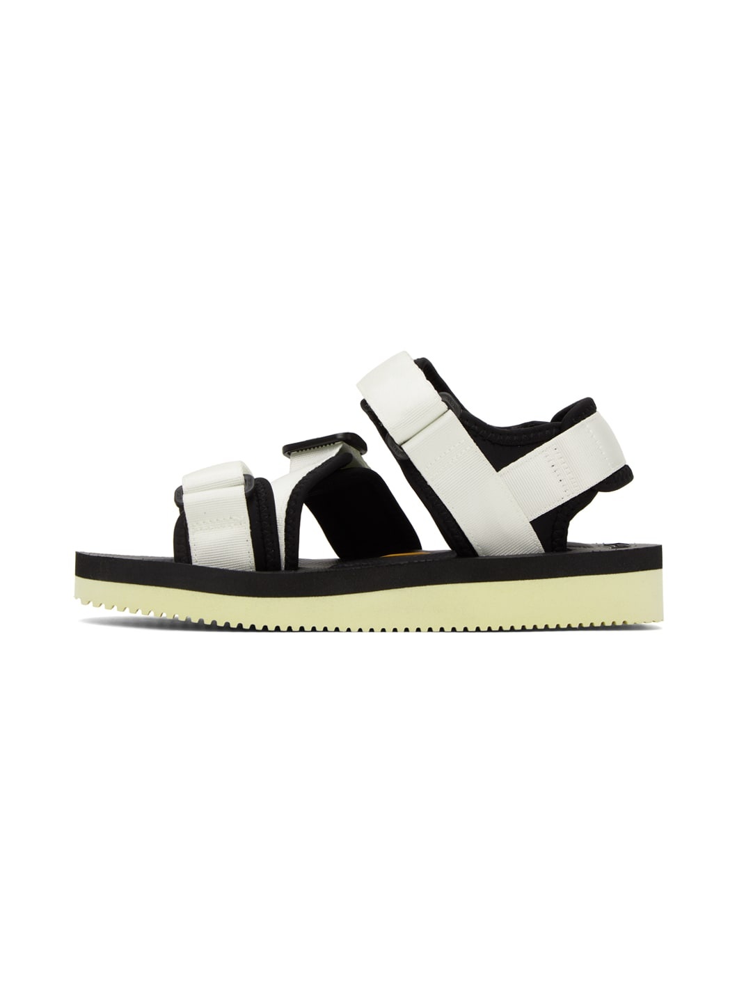 White & Black KISEE-V Sandals - 3