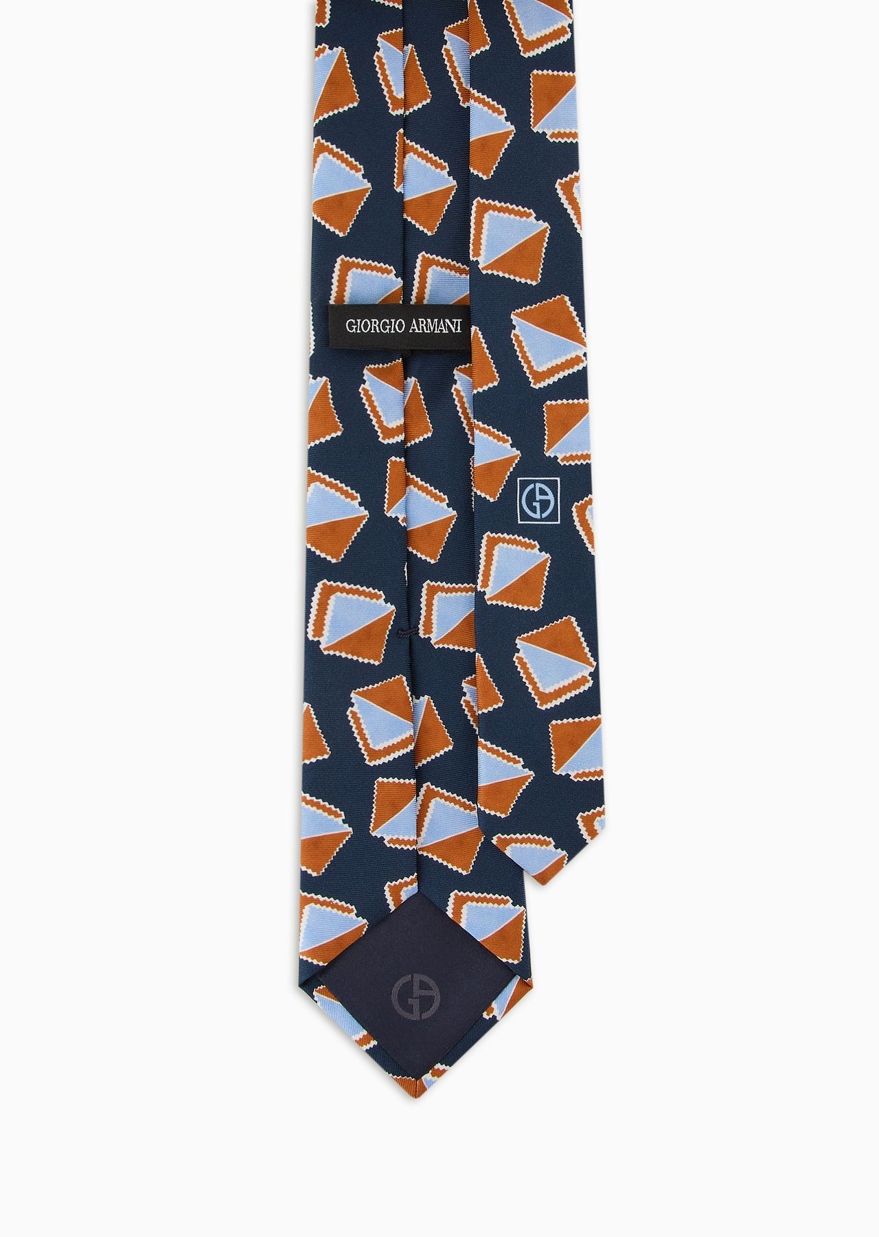 ASV printed silk tie - 2