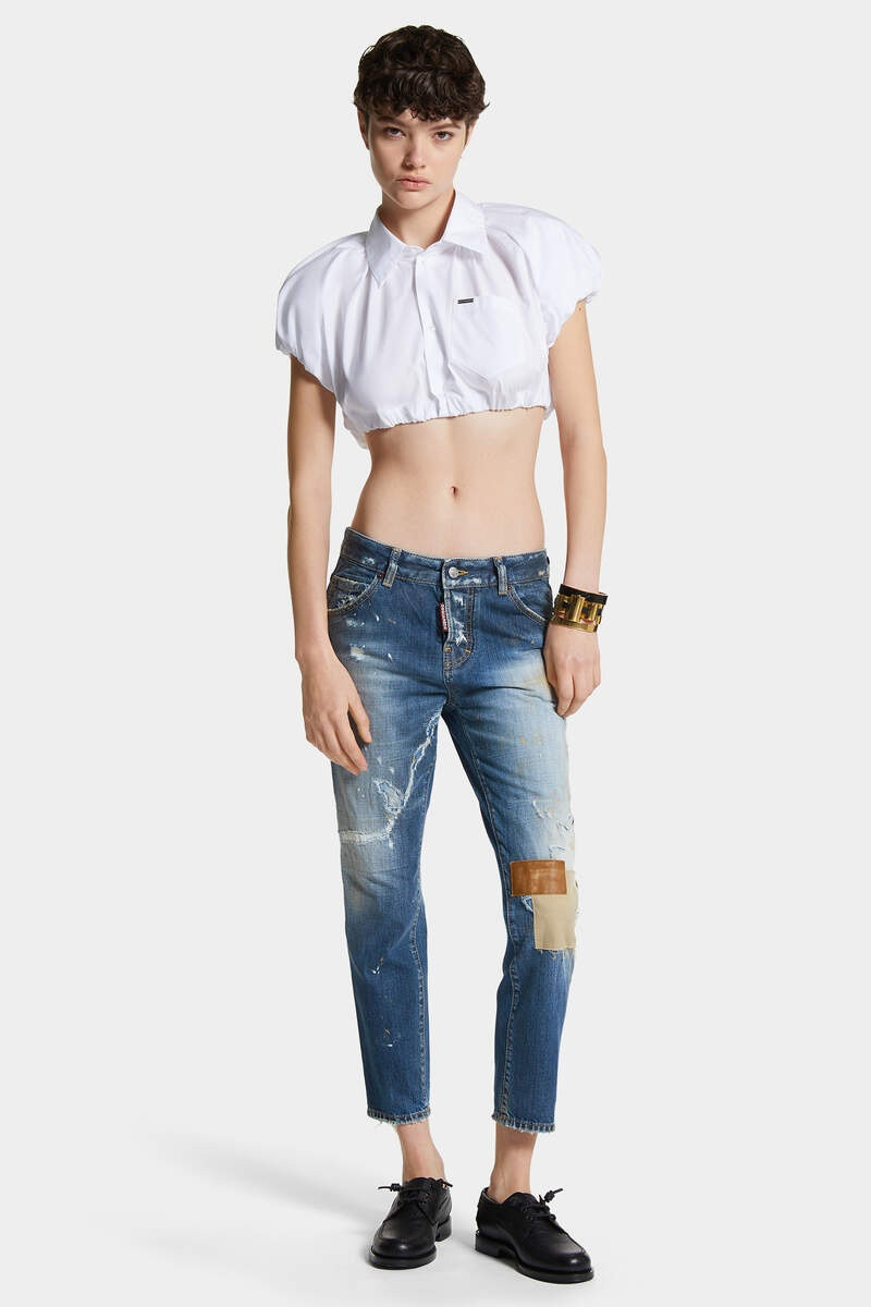MEDIUM PRESSED SAND SCARED WASH 크레이슬 JEANS 3