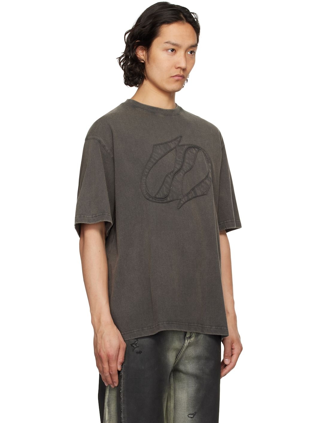 Gray Selldone Patch T-shirt - 2