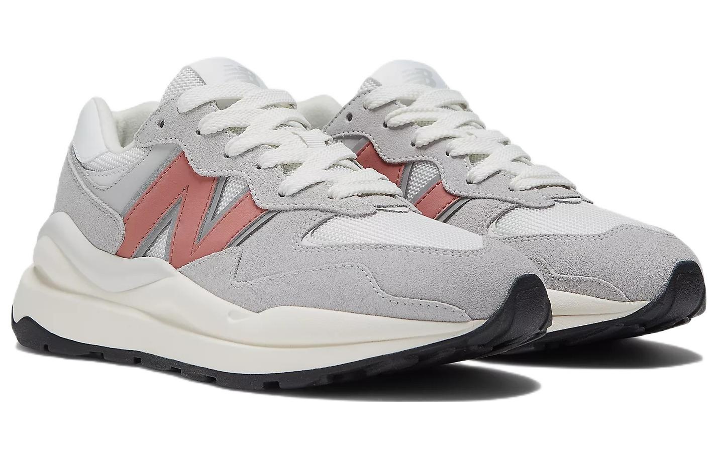 (WMNS) New Balance 57/40 'Light Aluminum Mineral Red' W5740SLC - 3