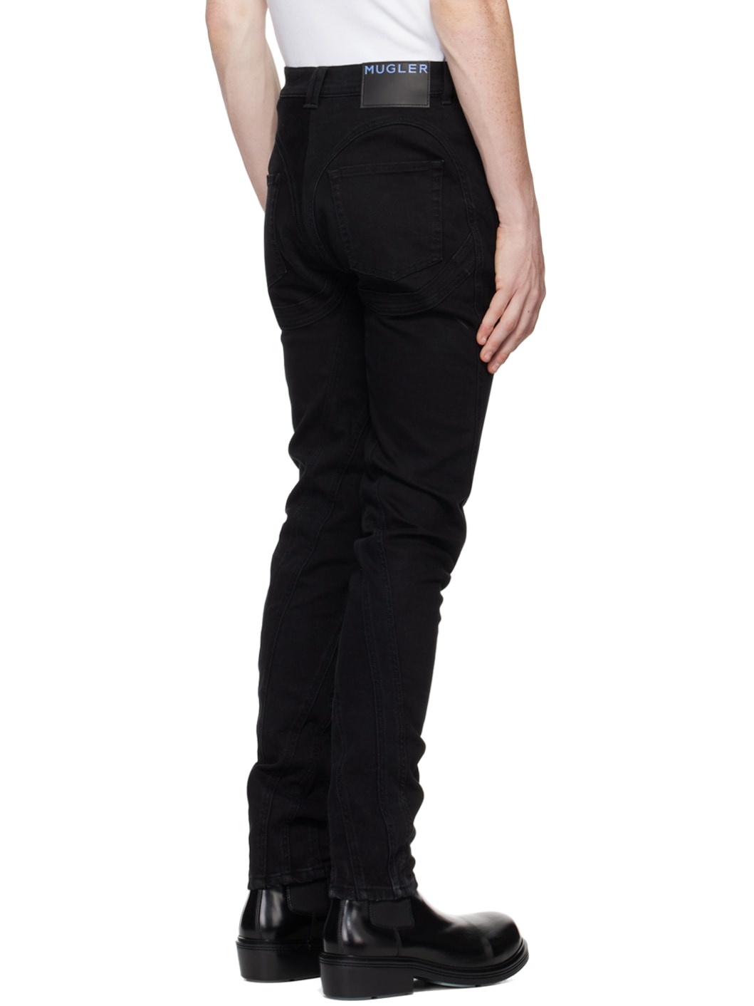 Black Spiral Jeans - 3