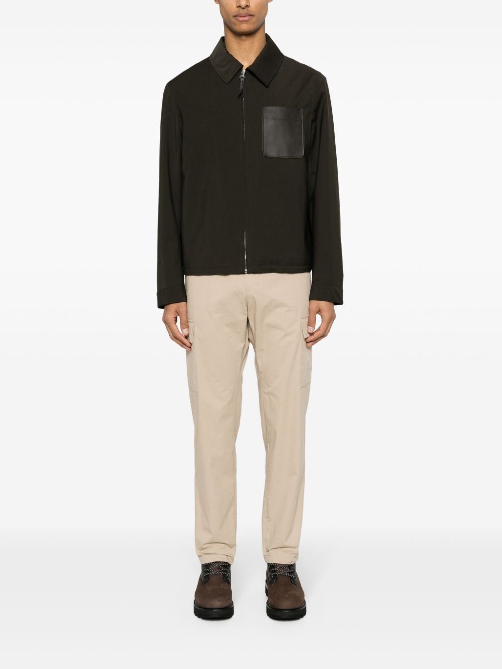 straight-leg cargo trousers - 2