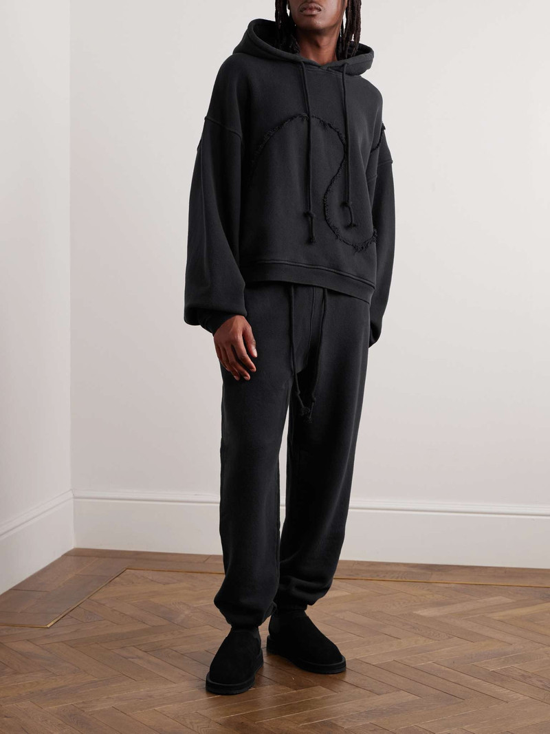 ERL Panelled Cotton-Jersey Hoodie outlook