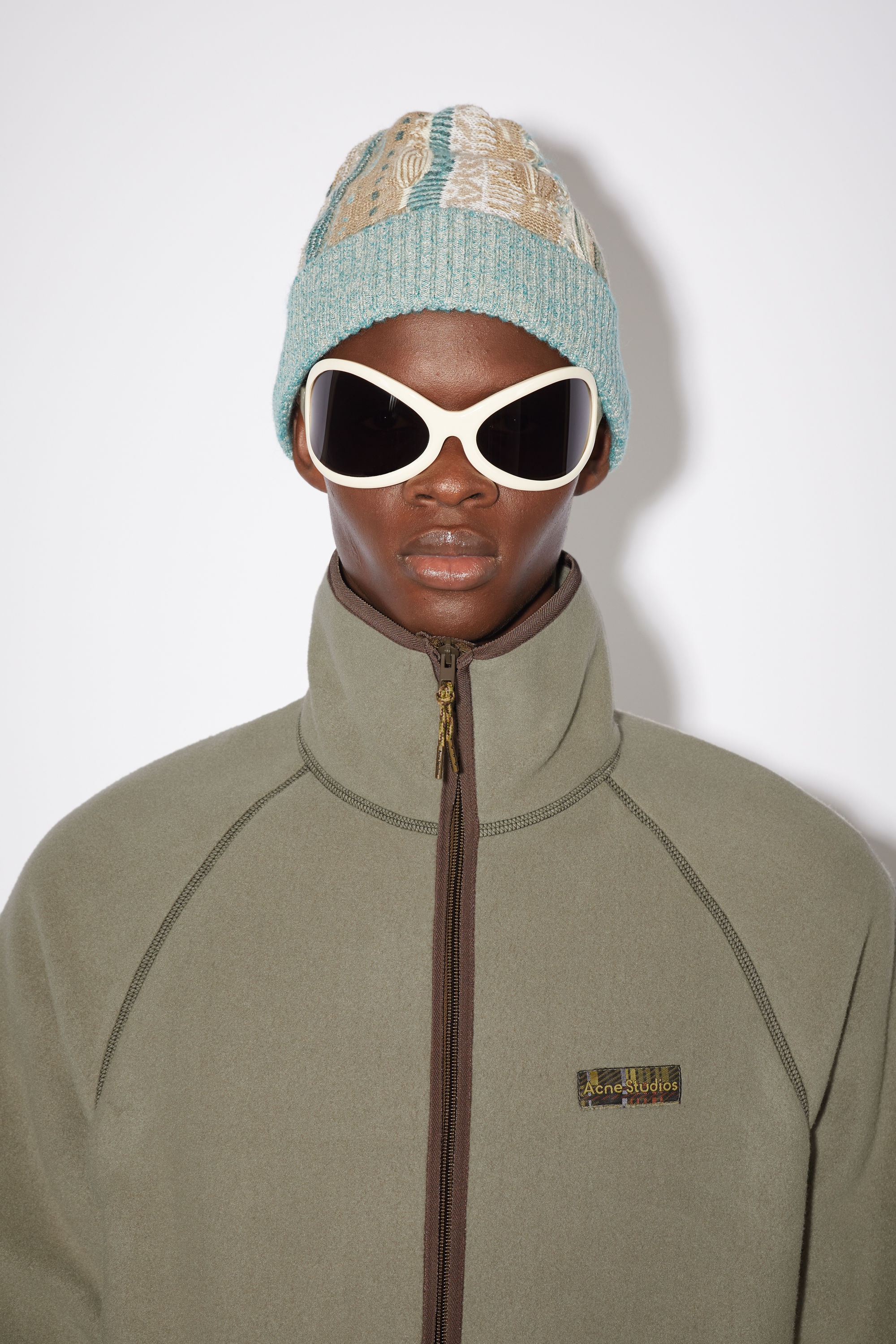 Polar fleece jacket - Khaki green - 6