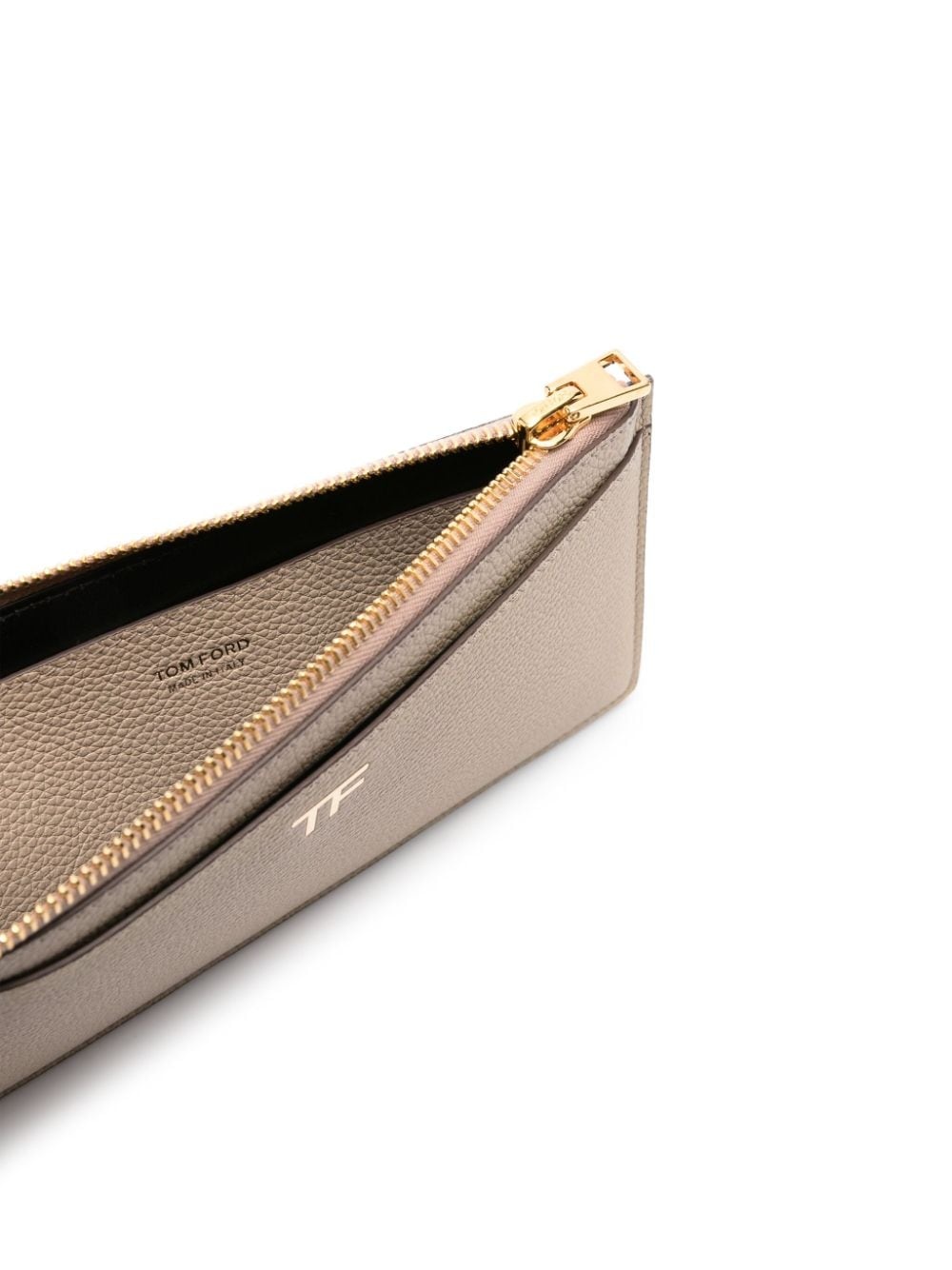 logo-plaque leather wallet - 3
