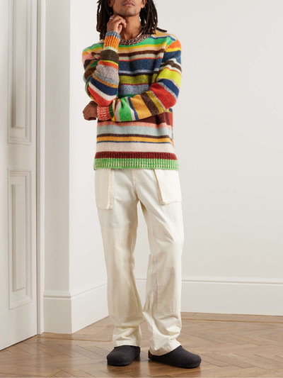 The Elder Statesman Striped Cashmere Sweater outlook