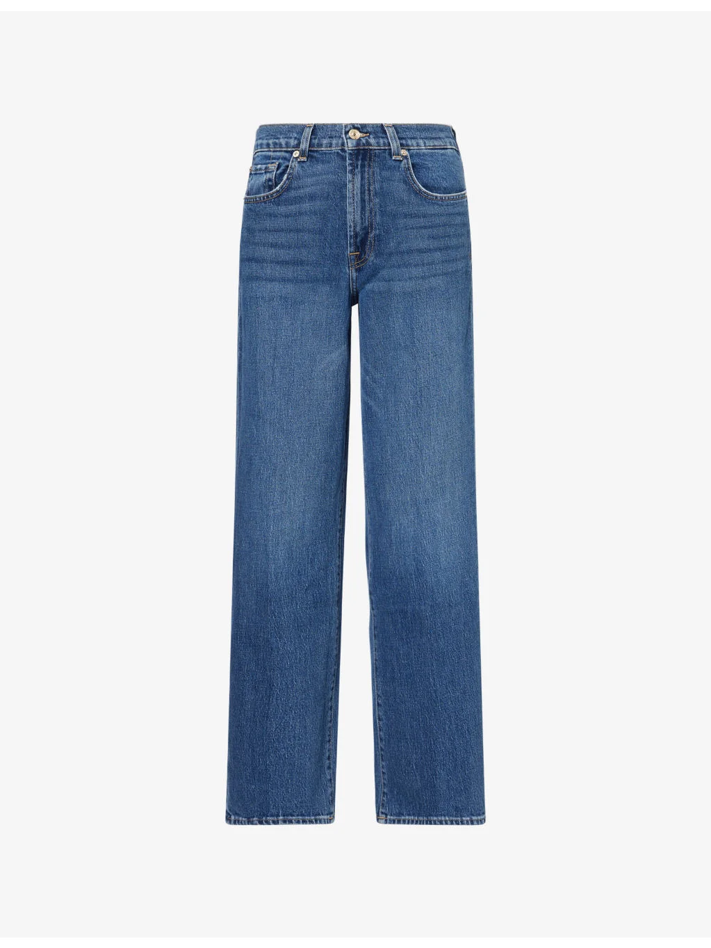 Stovepipe Straight-Leg Denim Jeans - 1