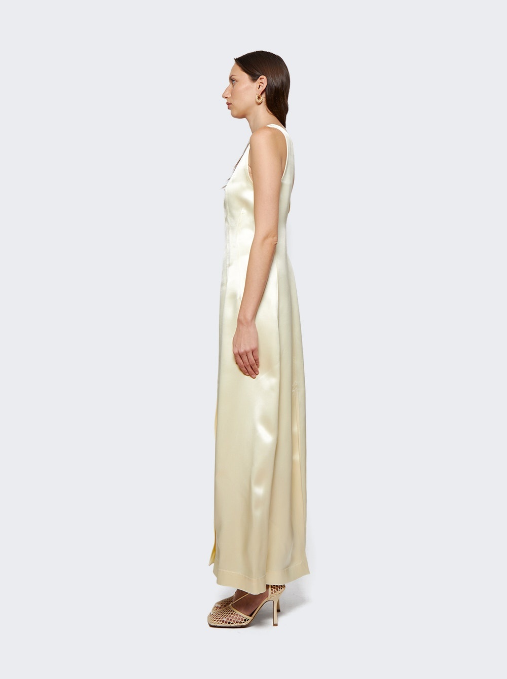 Washed Silk Dress Camomile - 4