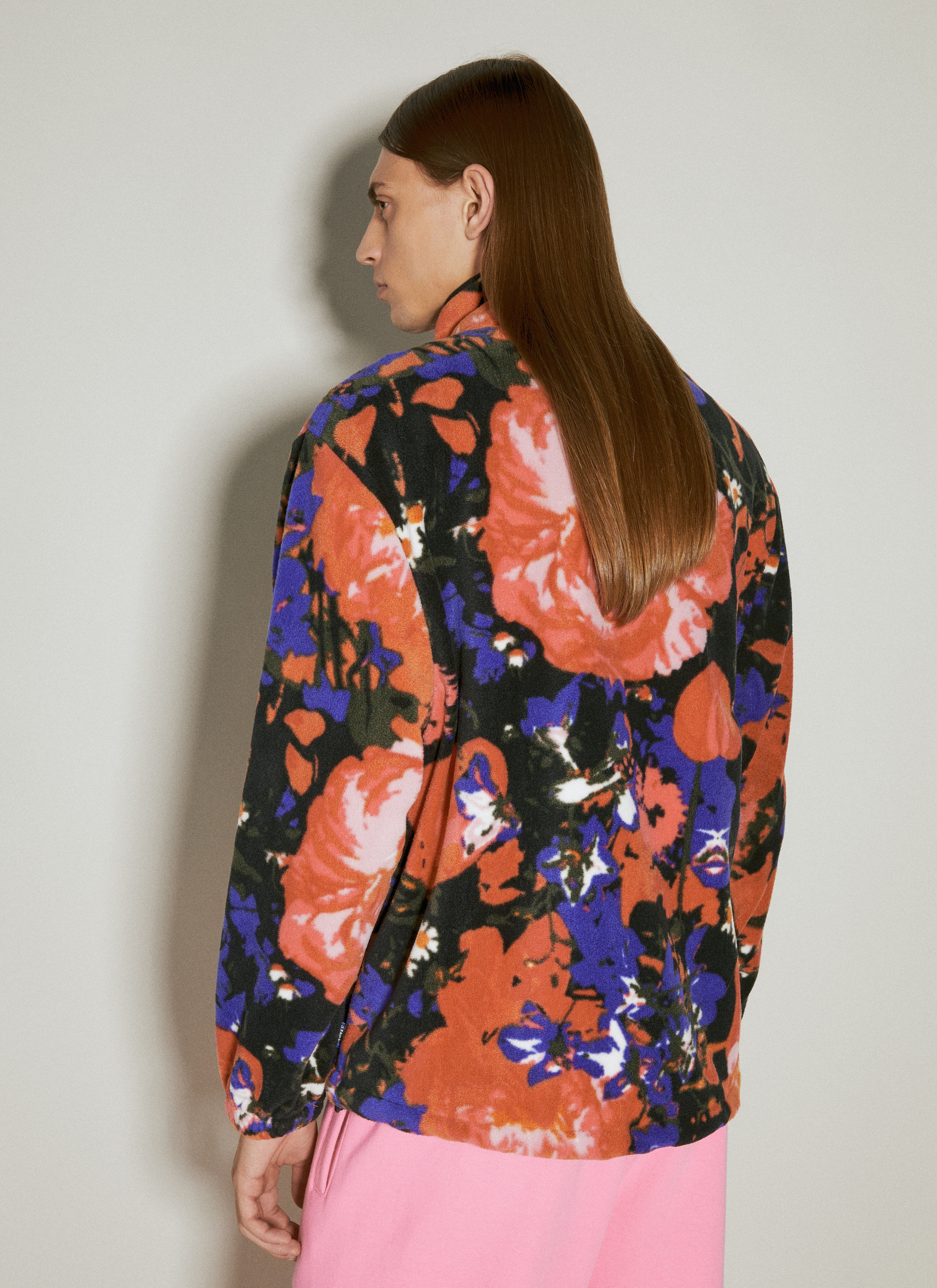 Floral Fleece Jacket - 5