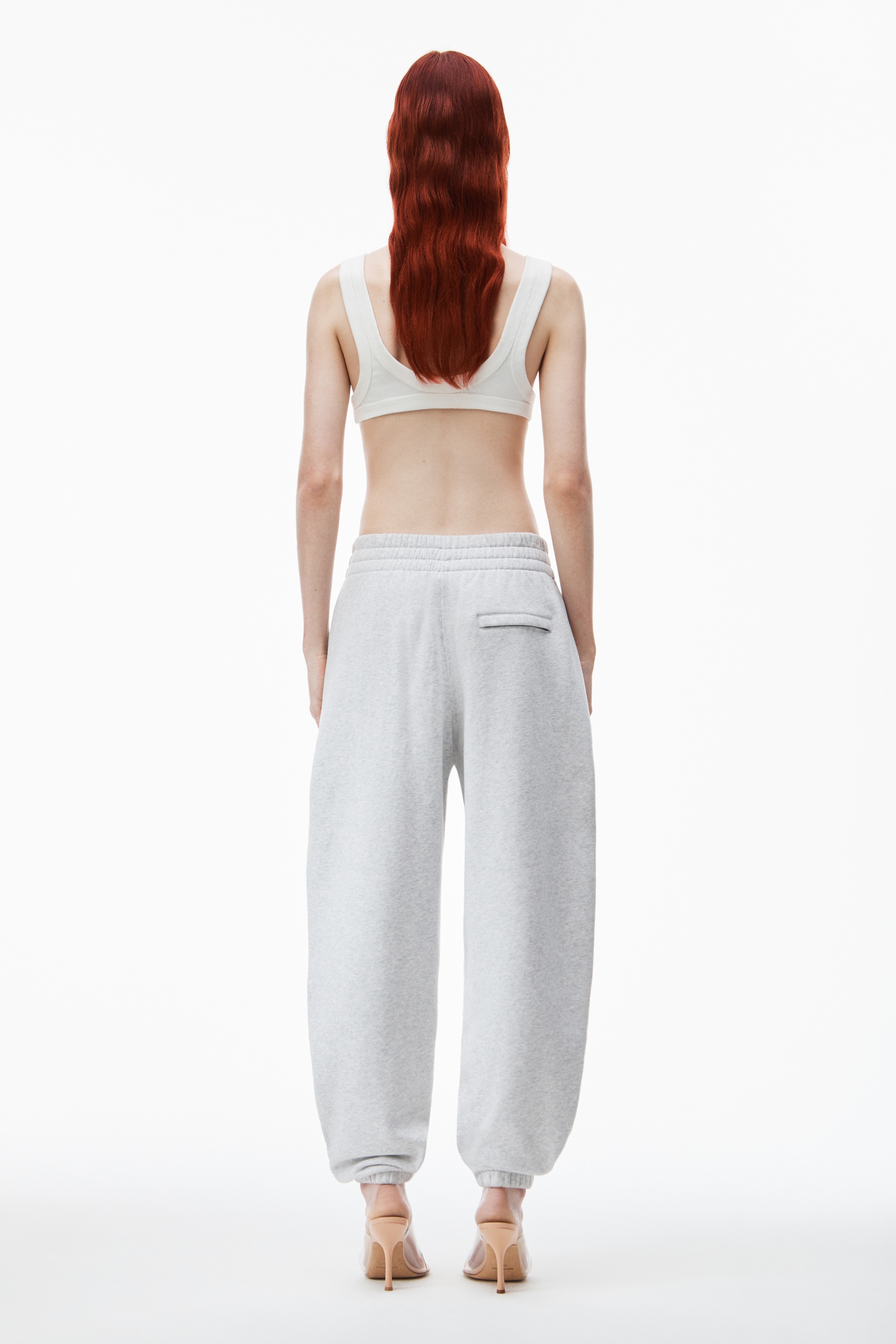 PUFF LOGO SWEATPANT IN STRUCTURED TERRY - 5