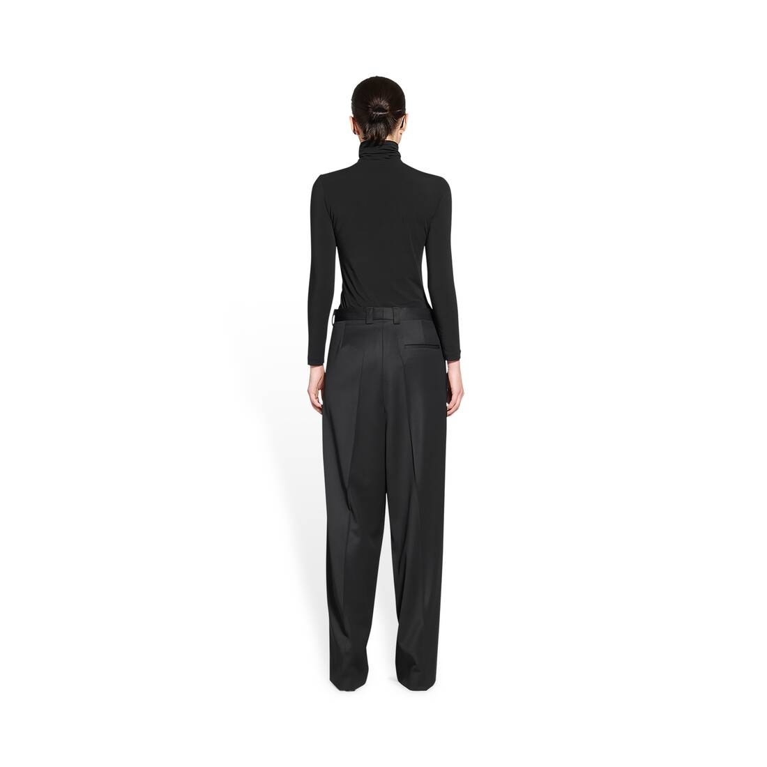 Loose Pants in Black - 4