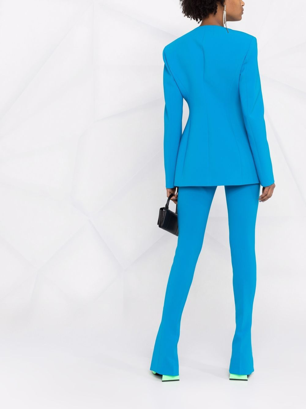Freja front-slit tailored trousers - 4