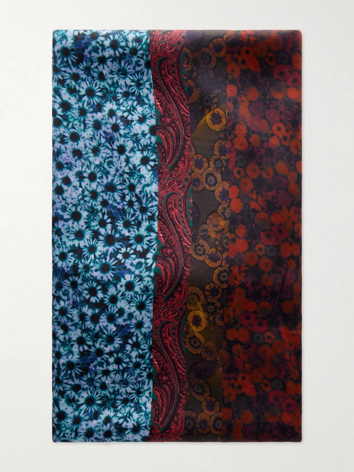 Flora Satin Scarf - 1