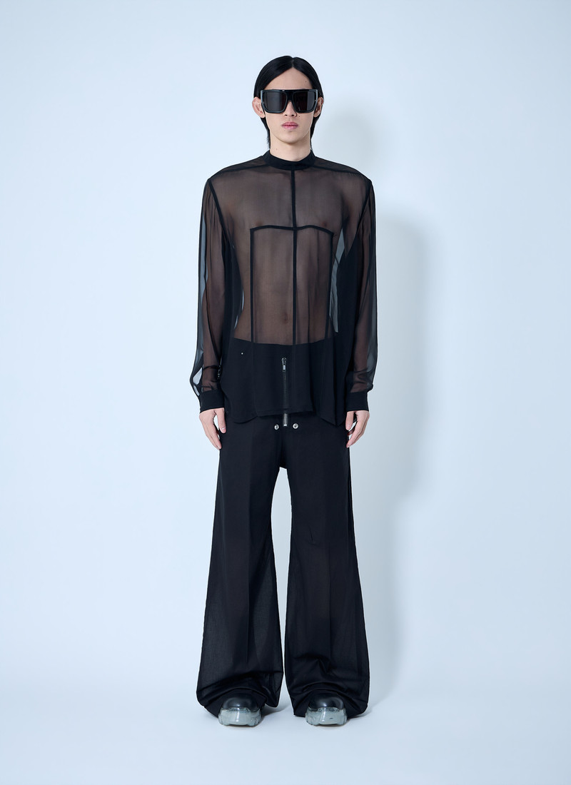 Rick Owens Sheer Panel Shirt outlook