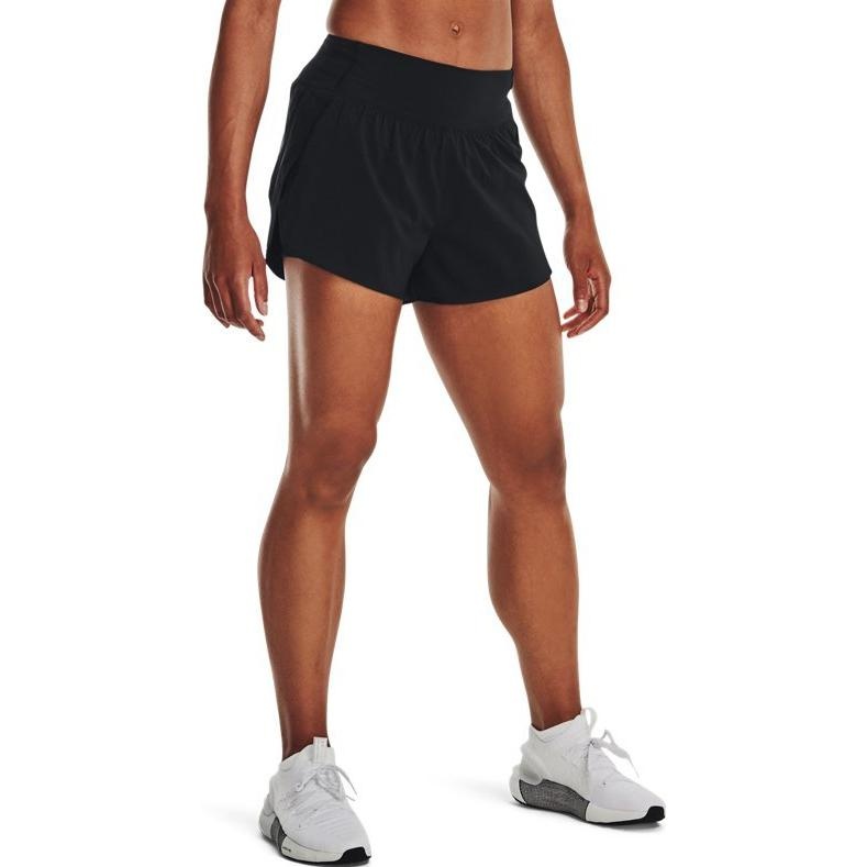 (WMNS) Under Armour Vanish 2-in-1 Shorts 'Black' 1376936-001 - 4