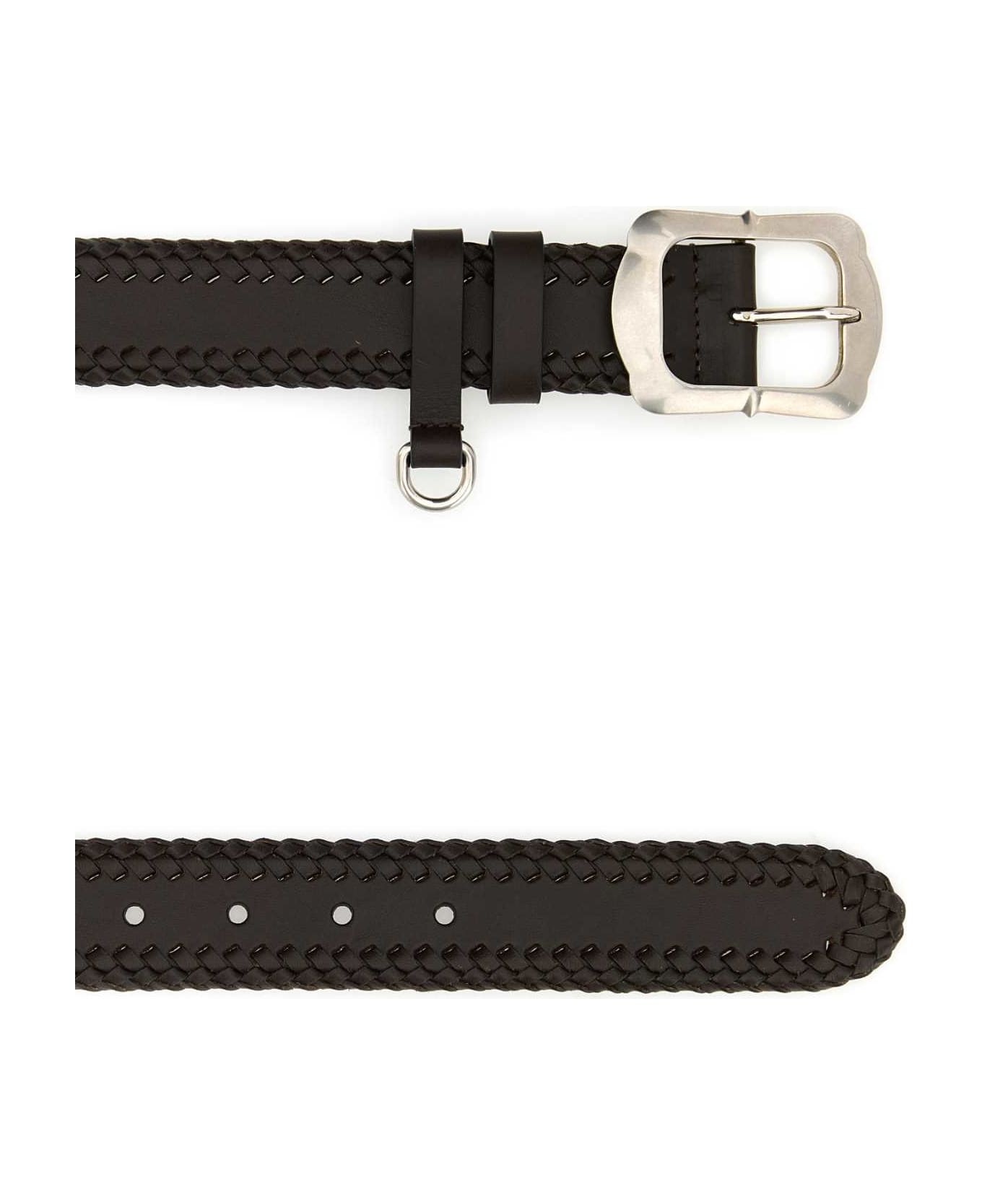 Brown Leather Belt - 2