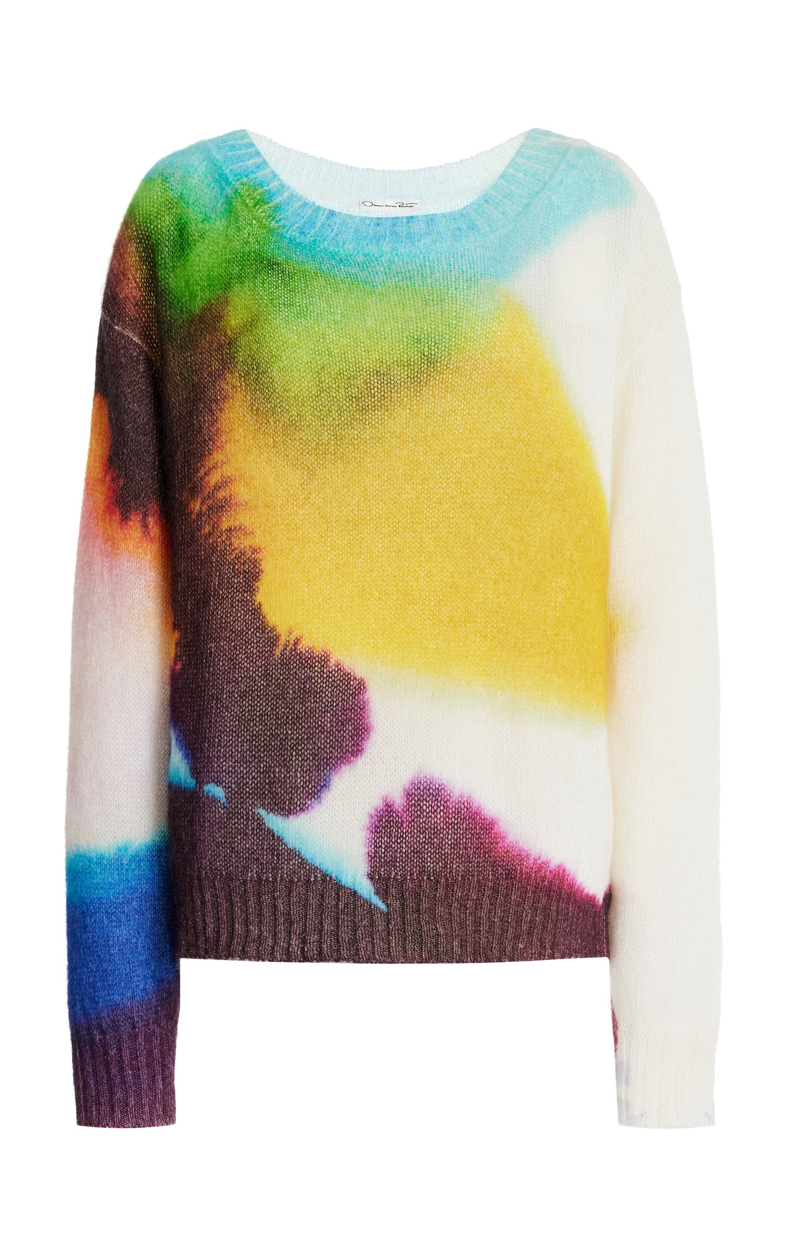 Abstract Watercolor Pullover multi - 1