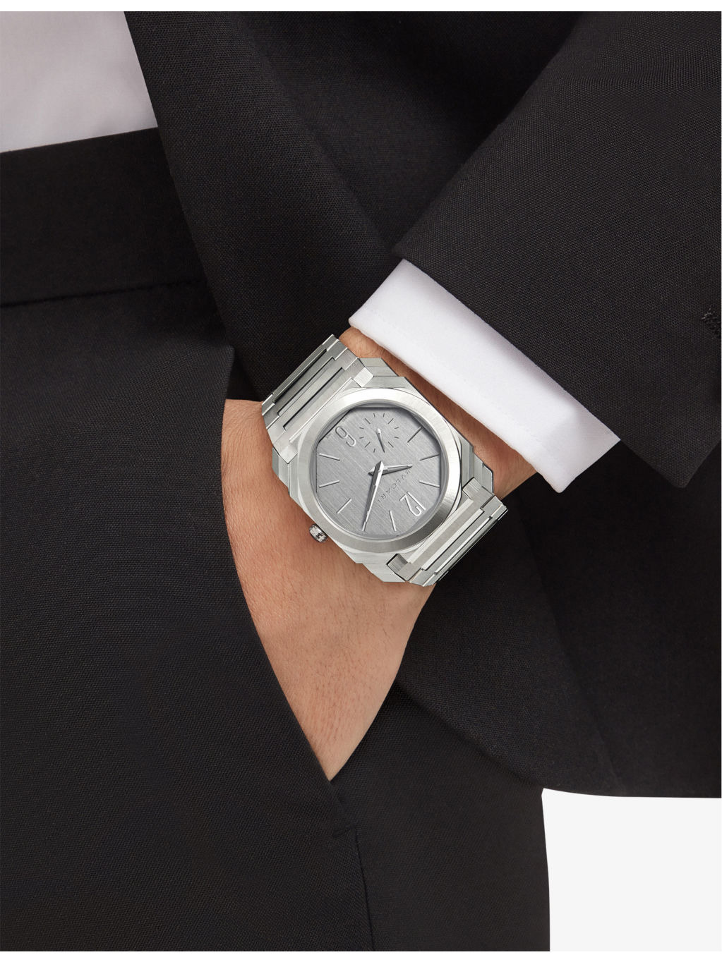 BGO40C14PSSXTAUTO Octo Finissimo S stainless-steel automatic watch - 2