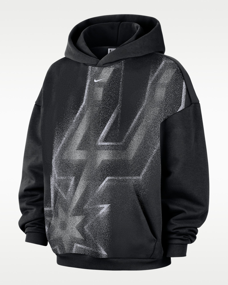 San Antonio Spurs Standard Issue Men's Fleece Basketball Hoodie 1