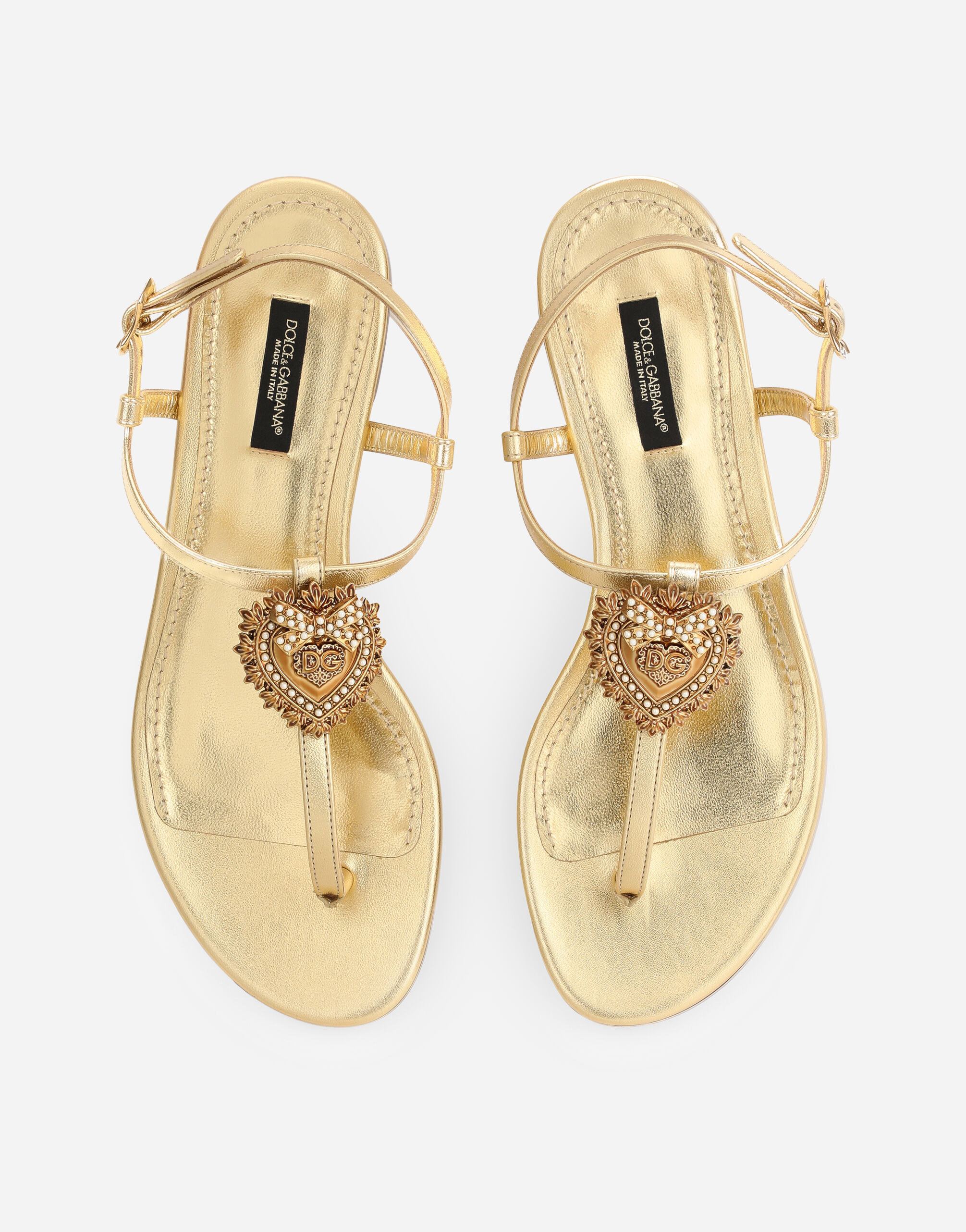 Nappa leather Devotion thong sandals - 4