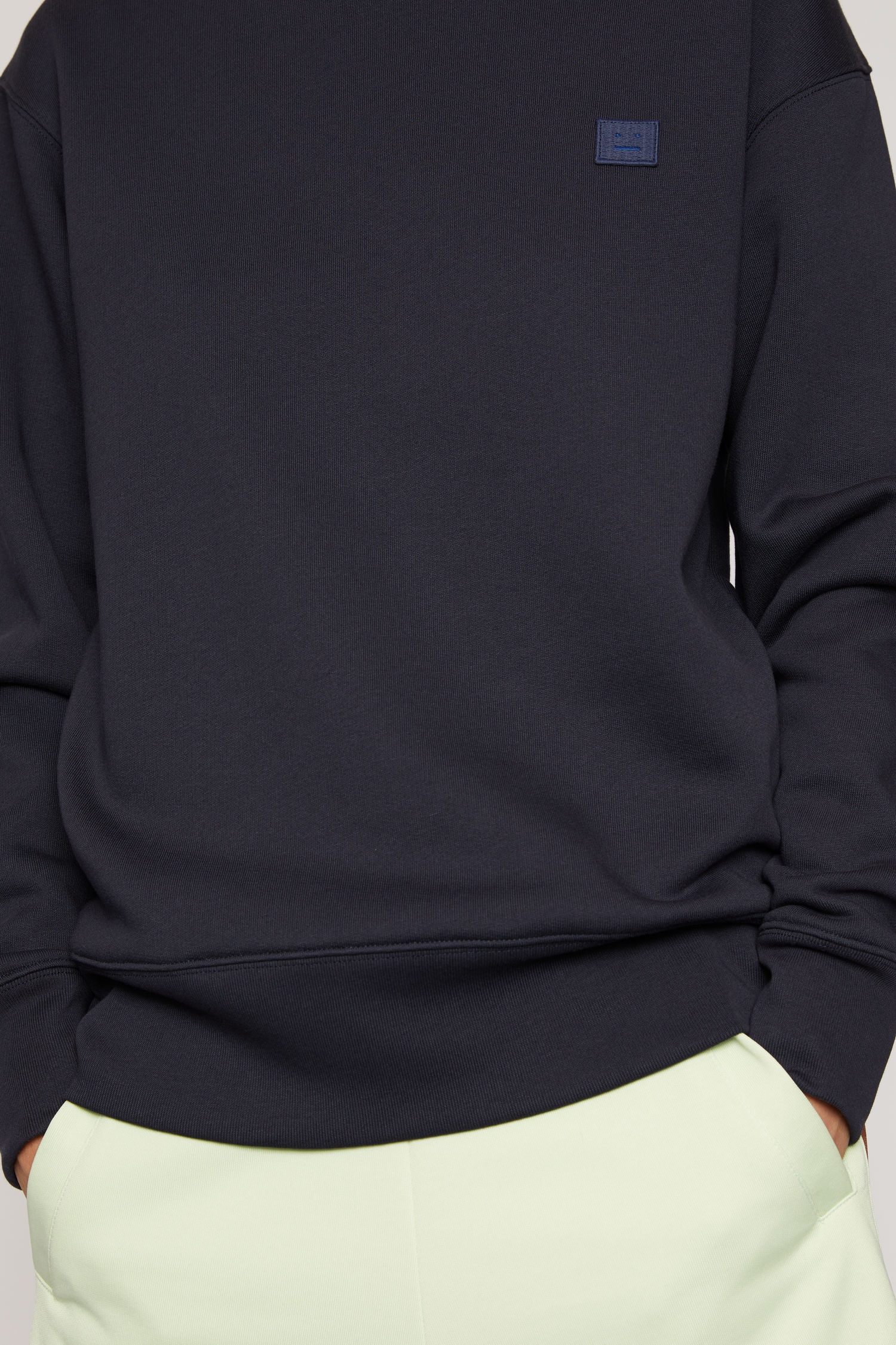 Classic fit sweatshirt navy - 4