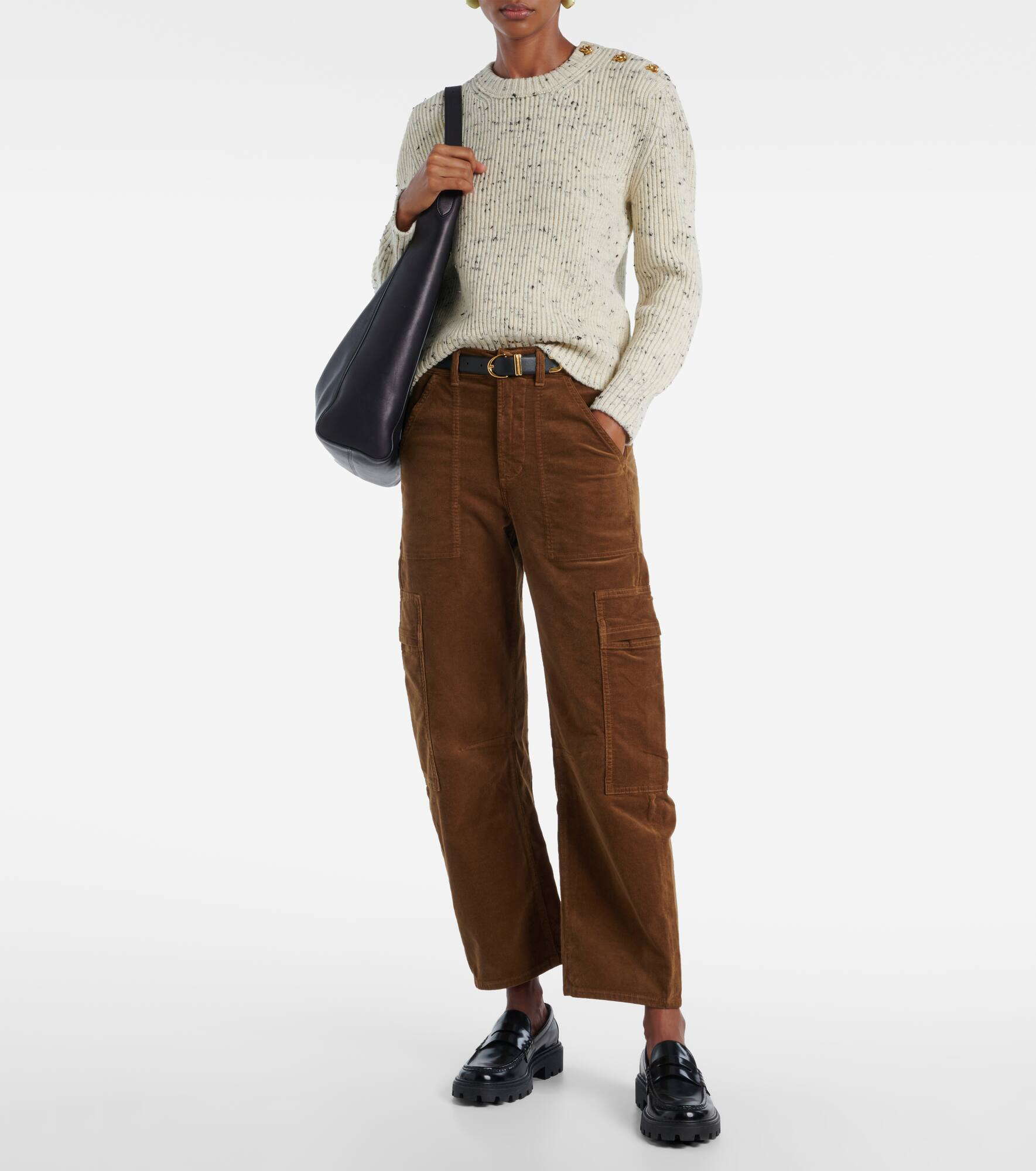 Marcelle cotton corduroy cargo pants - 2