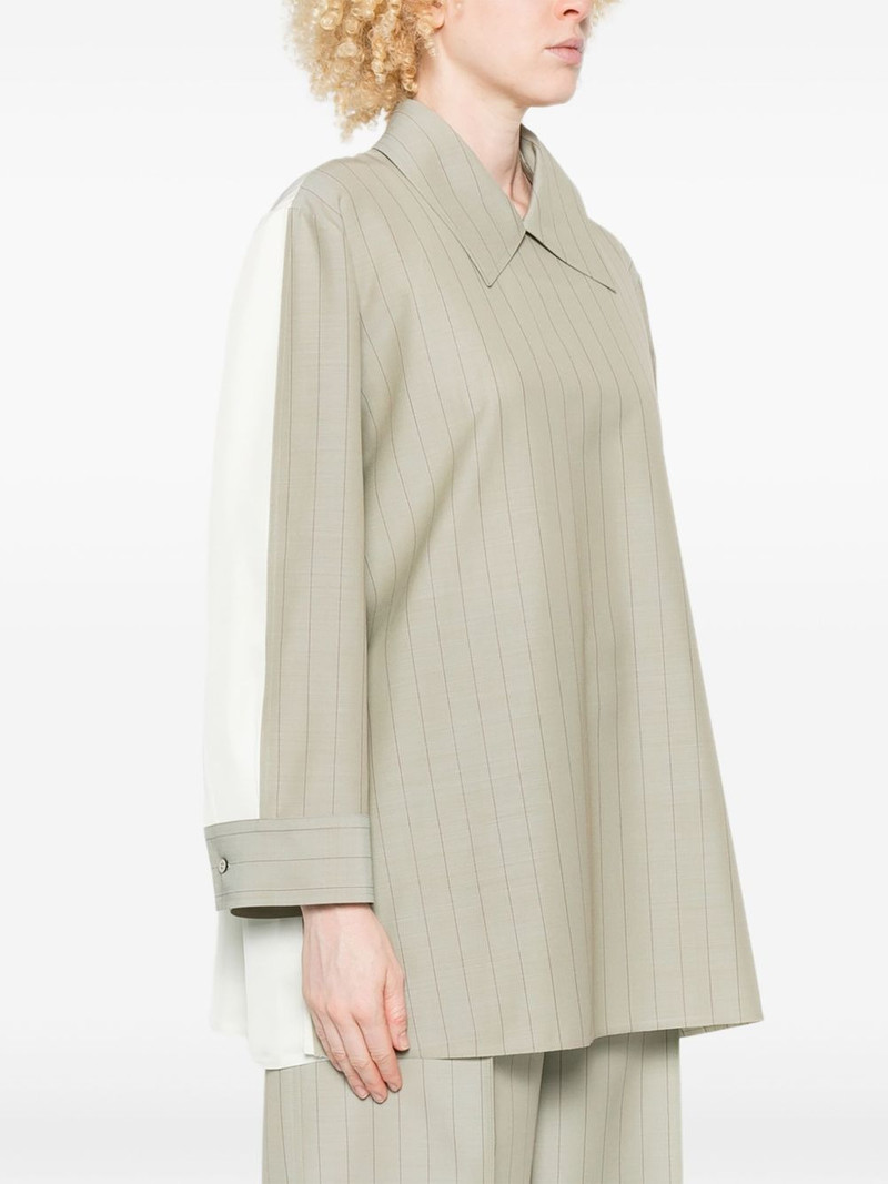 pinstripe panelled shirt 3