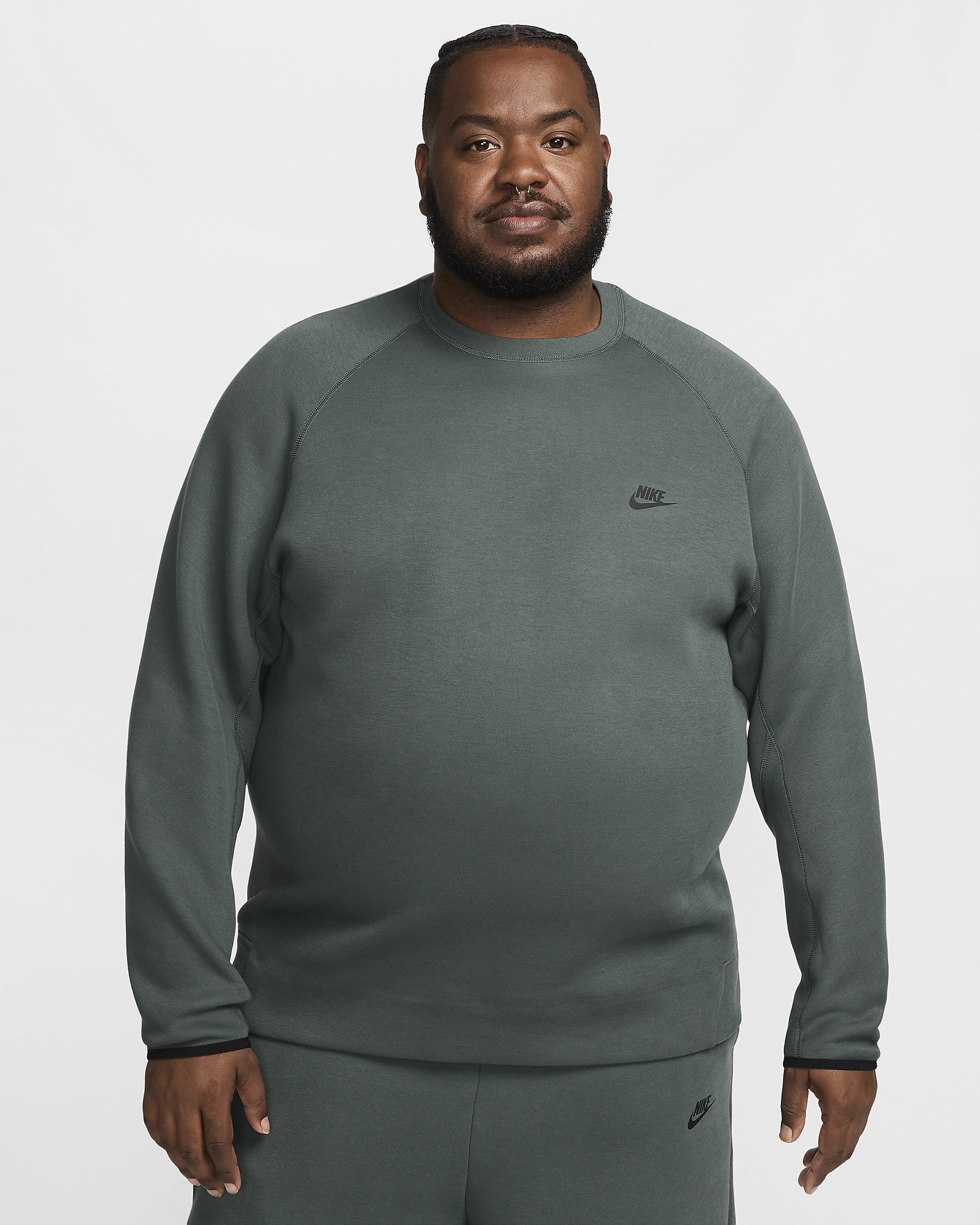 Nike Men's Sportswear Tech newest Crewneck Fleece