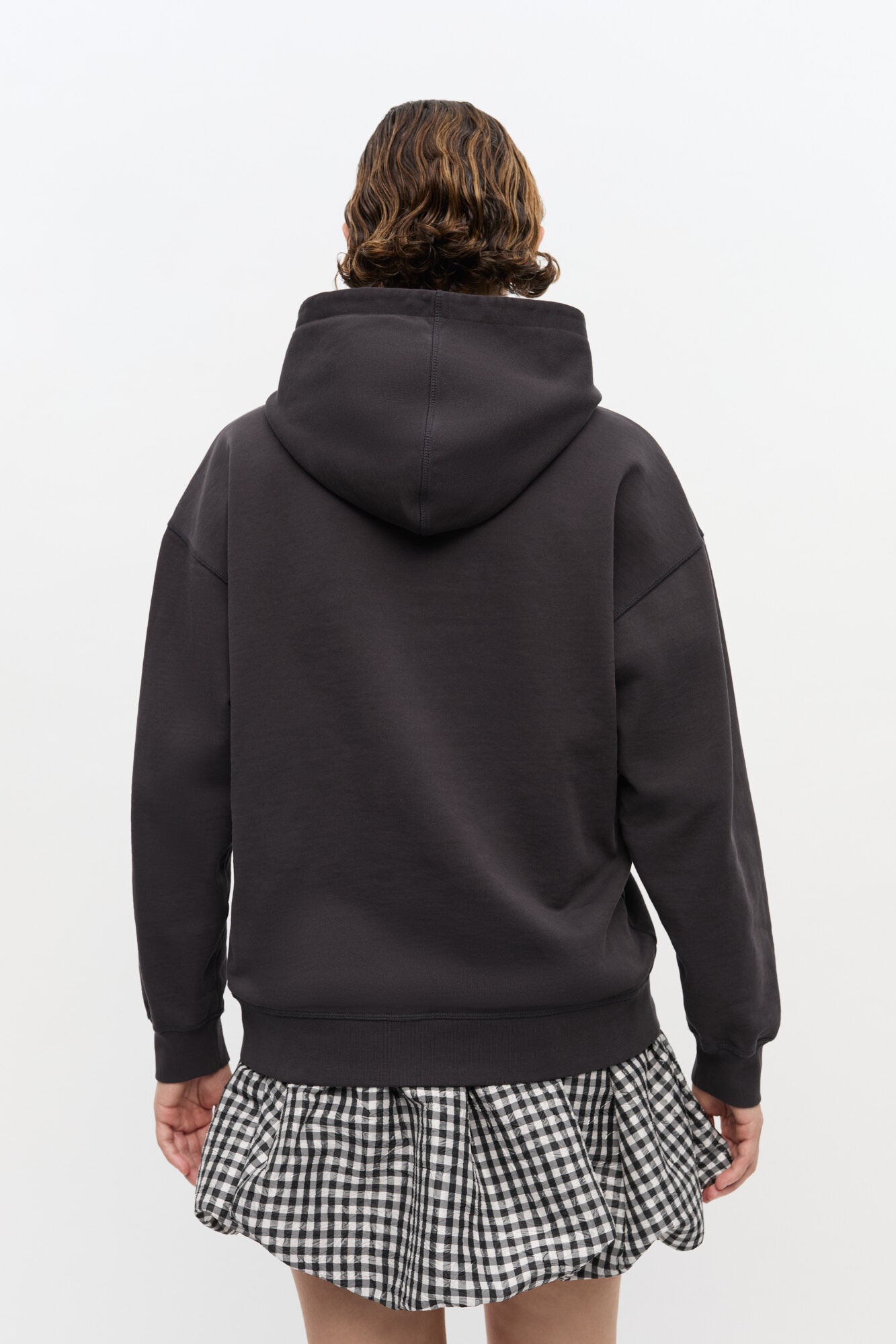 BLACK ANIMAL PRINT HOODIE - 4