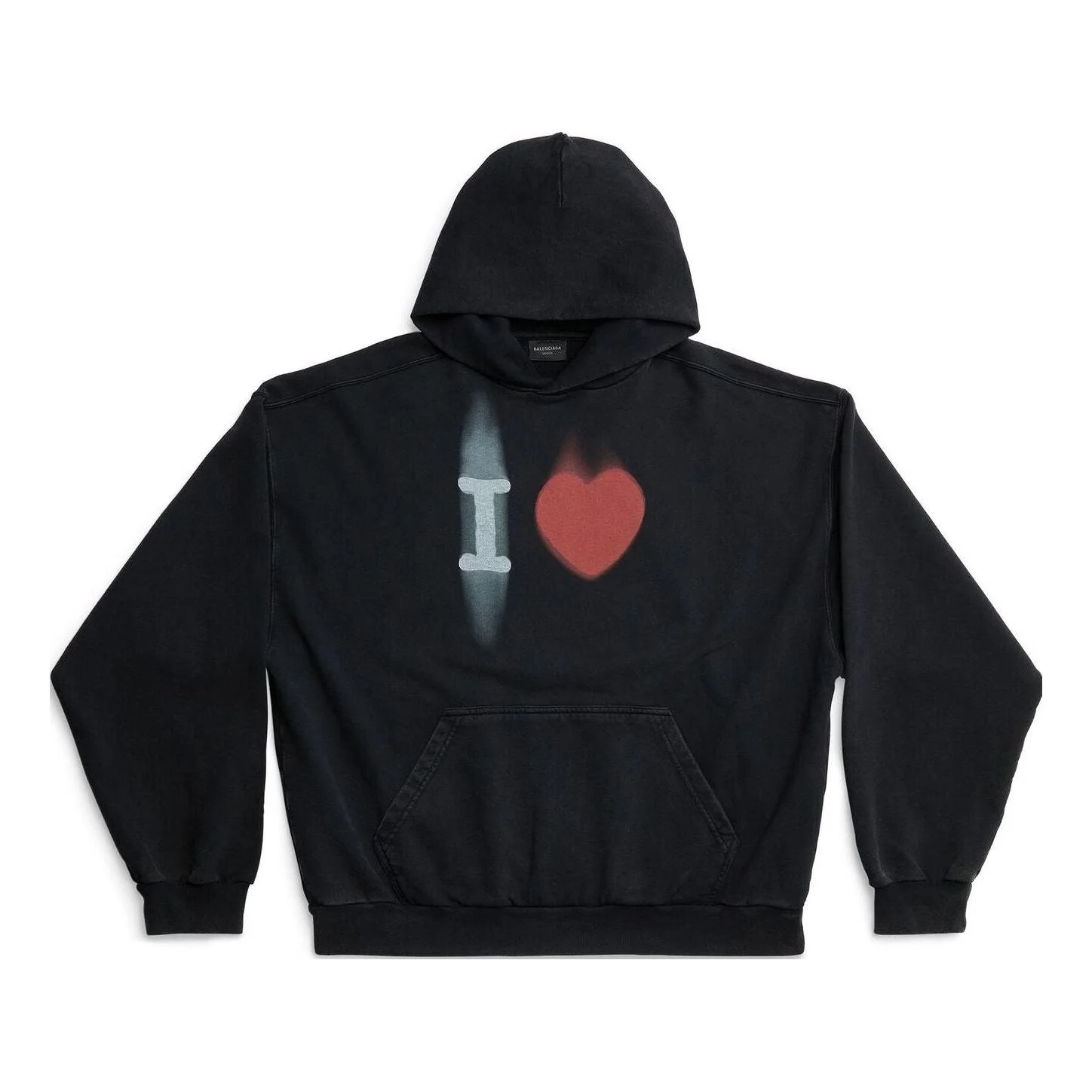Balenciaga SS23 I love Balenciaga Hoodie 'Black' 742603TOVH59034 - 1