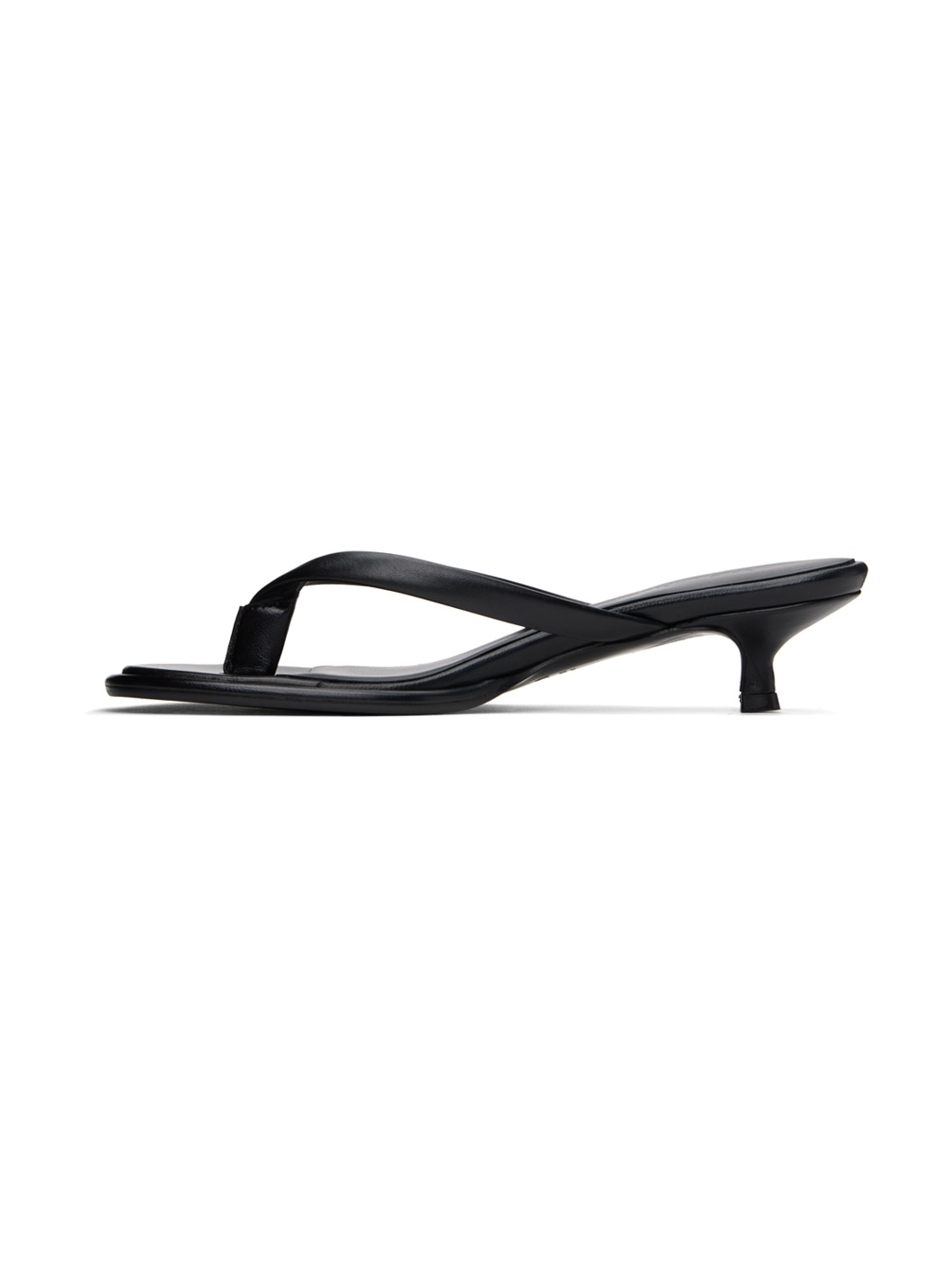 Black Erika Heeled Sandals - 3