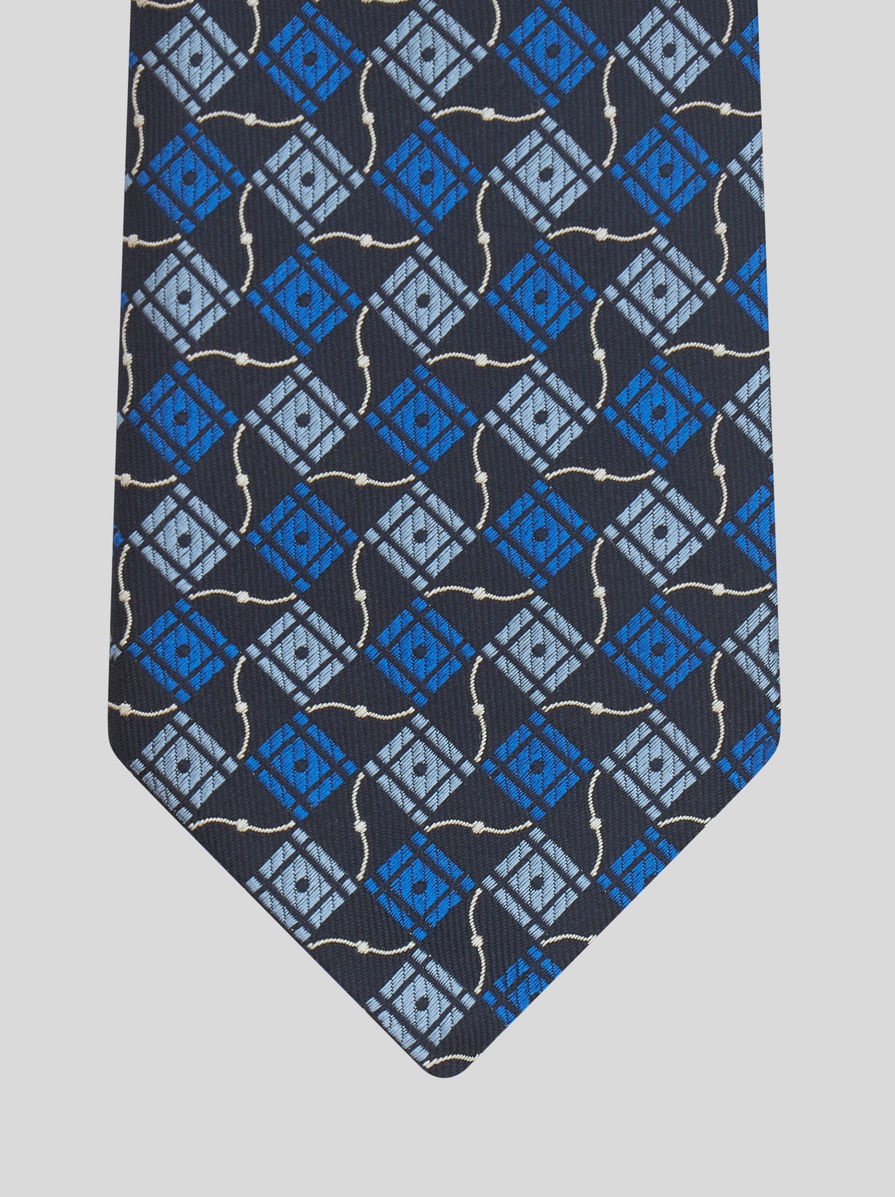 MICRO GEOMETRIC PATTERN TIE - 3