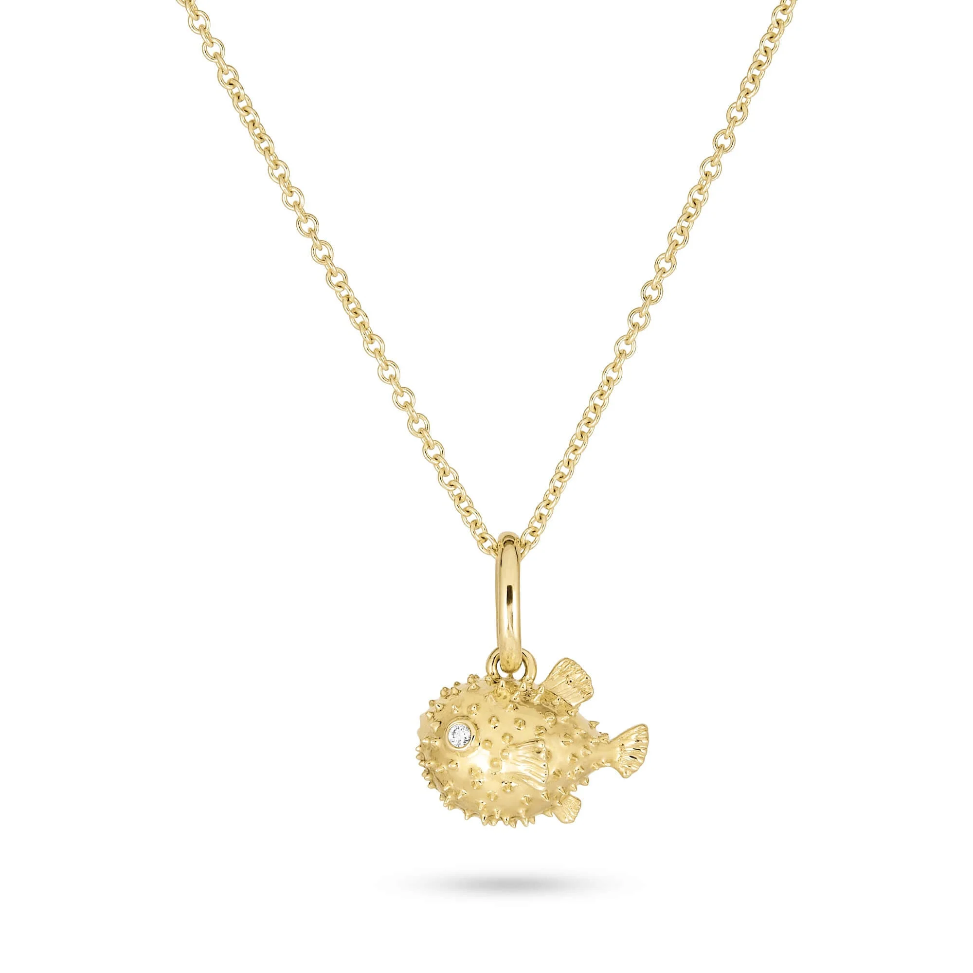Soft Inside Pufferfish Charm - 1
