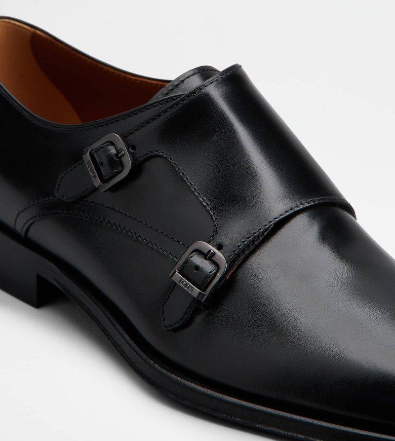 MONKSTRAPS IN LEATHER - BLACK 5