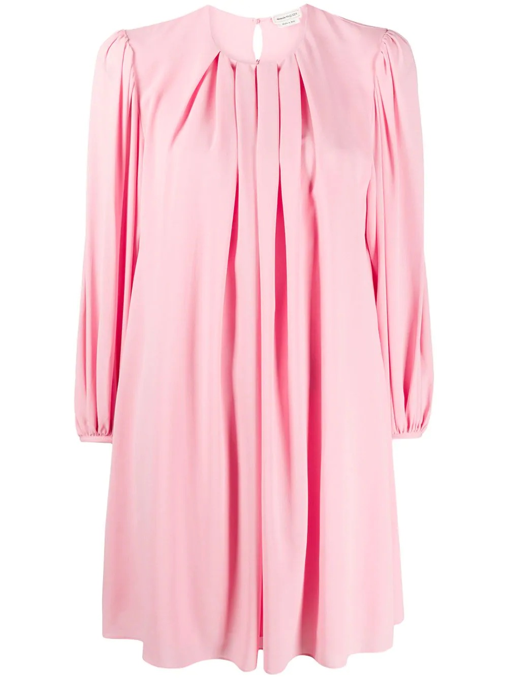 pleated shift dress - 1