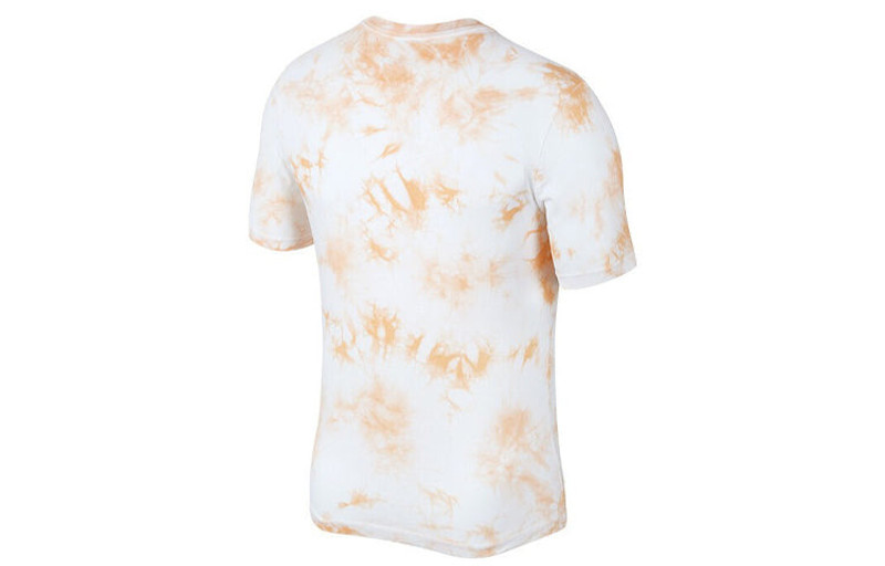 Jordan Air Jordan Washed Printing Breathable Round Neck Pullover Short Sleeve White AQ3756-100 outlook